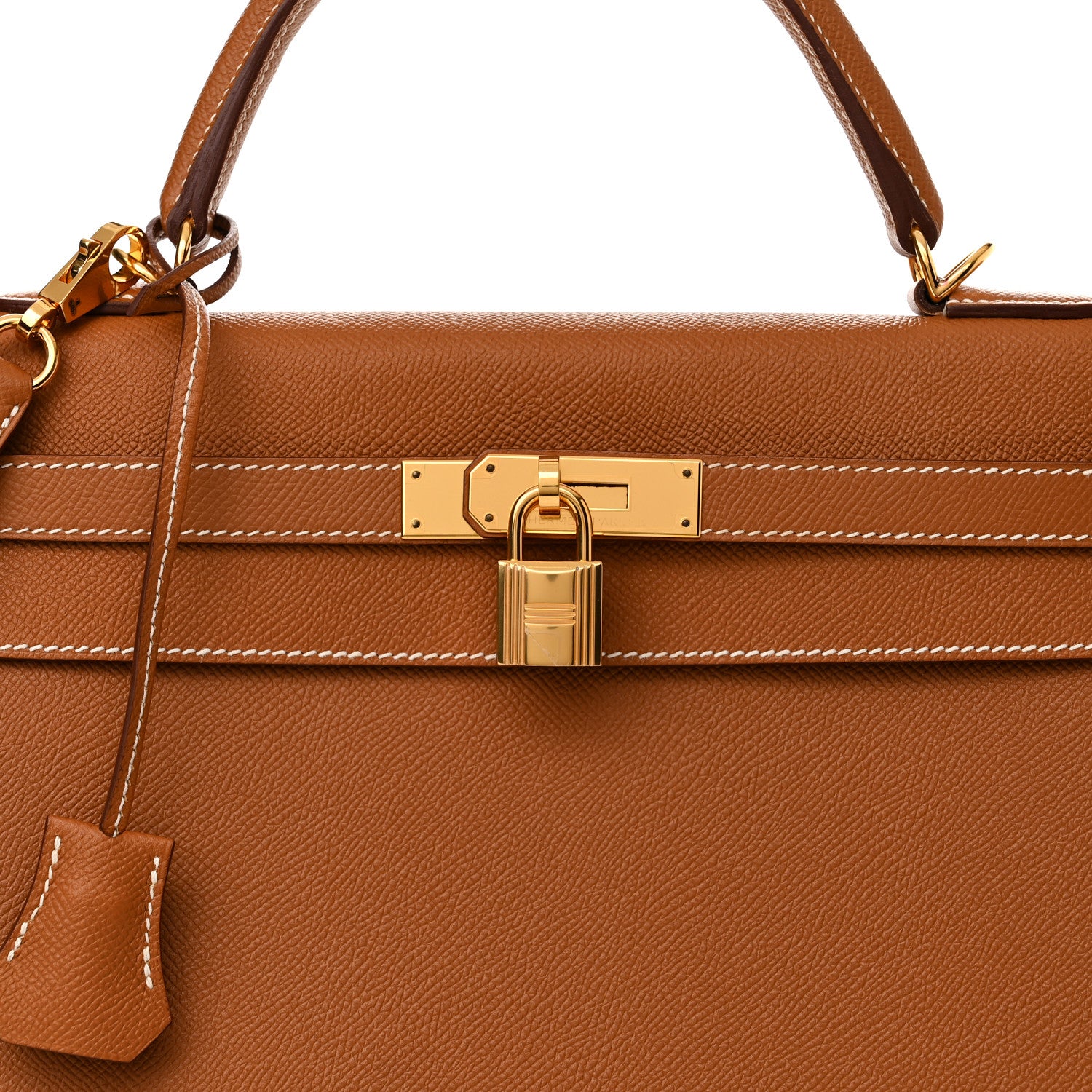 Hermes Epsom Kelly Sellier 32 Gold 8 of 12