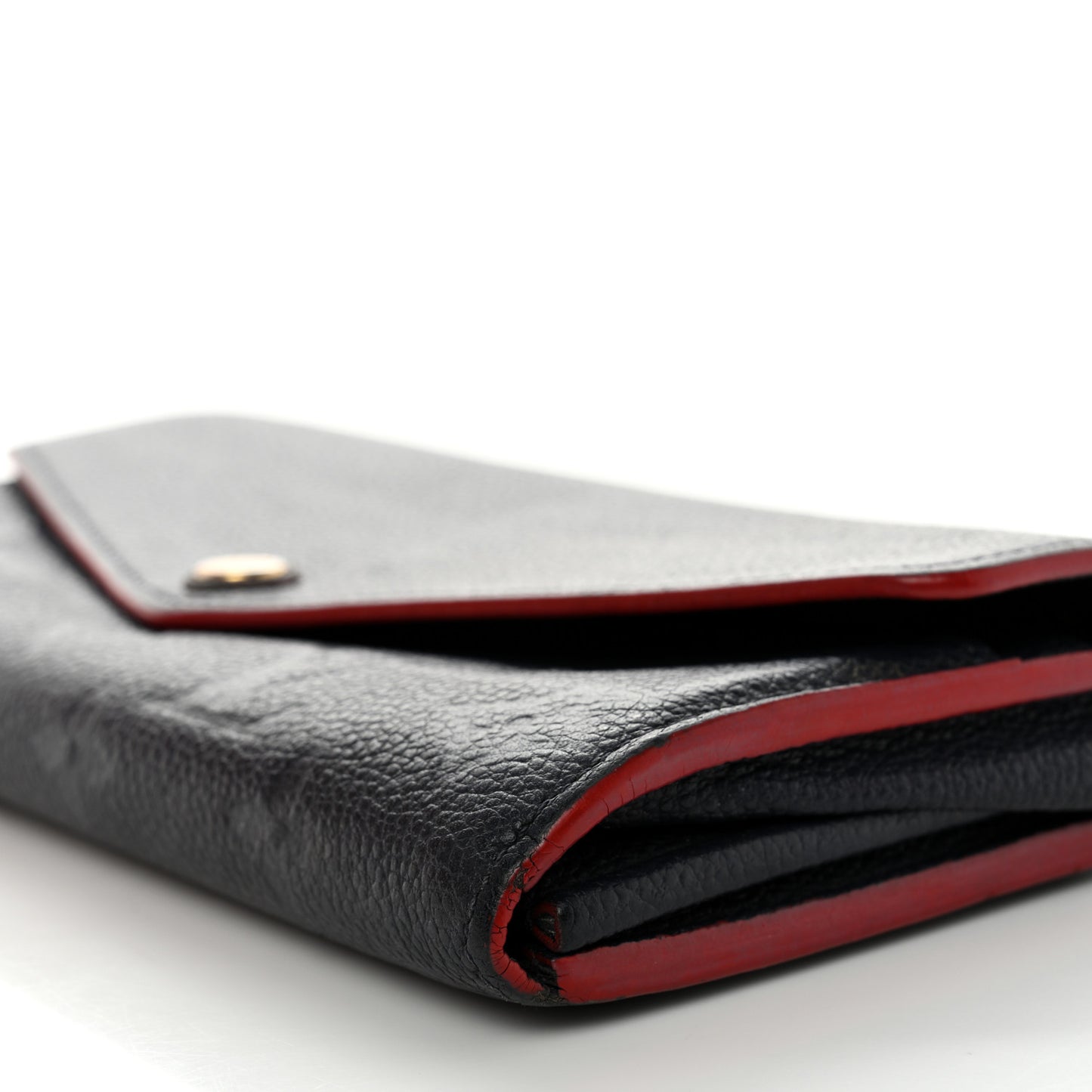 Empreinte Sarah Wallet NM Marine Rouge