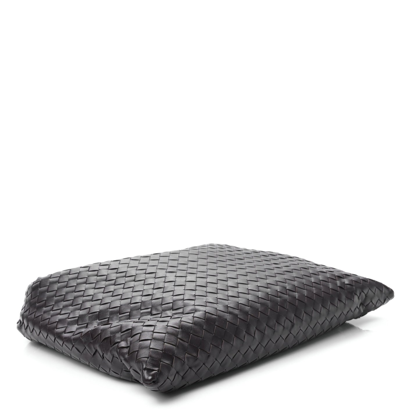 Calfskin Intrecciato Large Hop Ebano