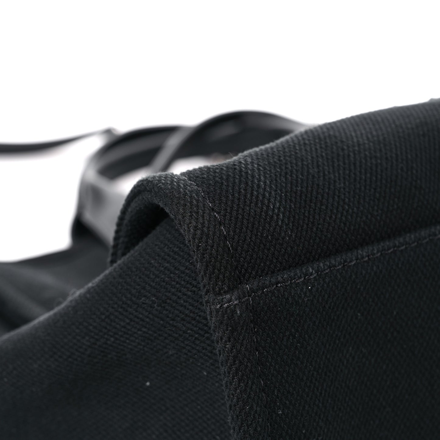 Canvas Pearl Medium Deauville Tote Black