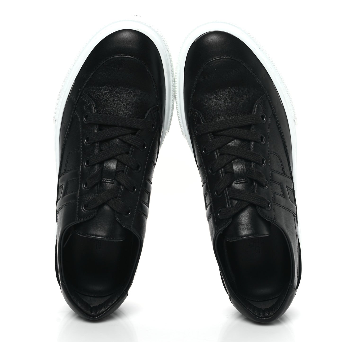 Calfskin Deep Sneakers 39 Black