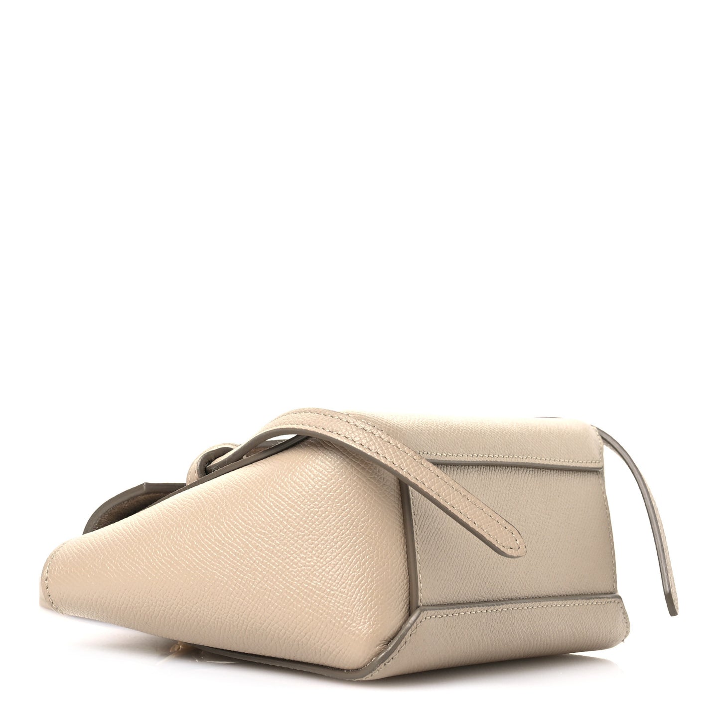 Grained Calfskin Pico Belt Bag Light Taupe