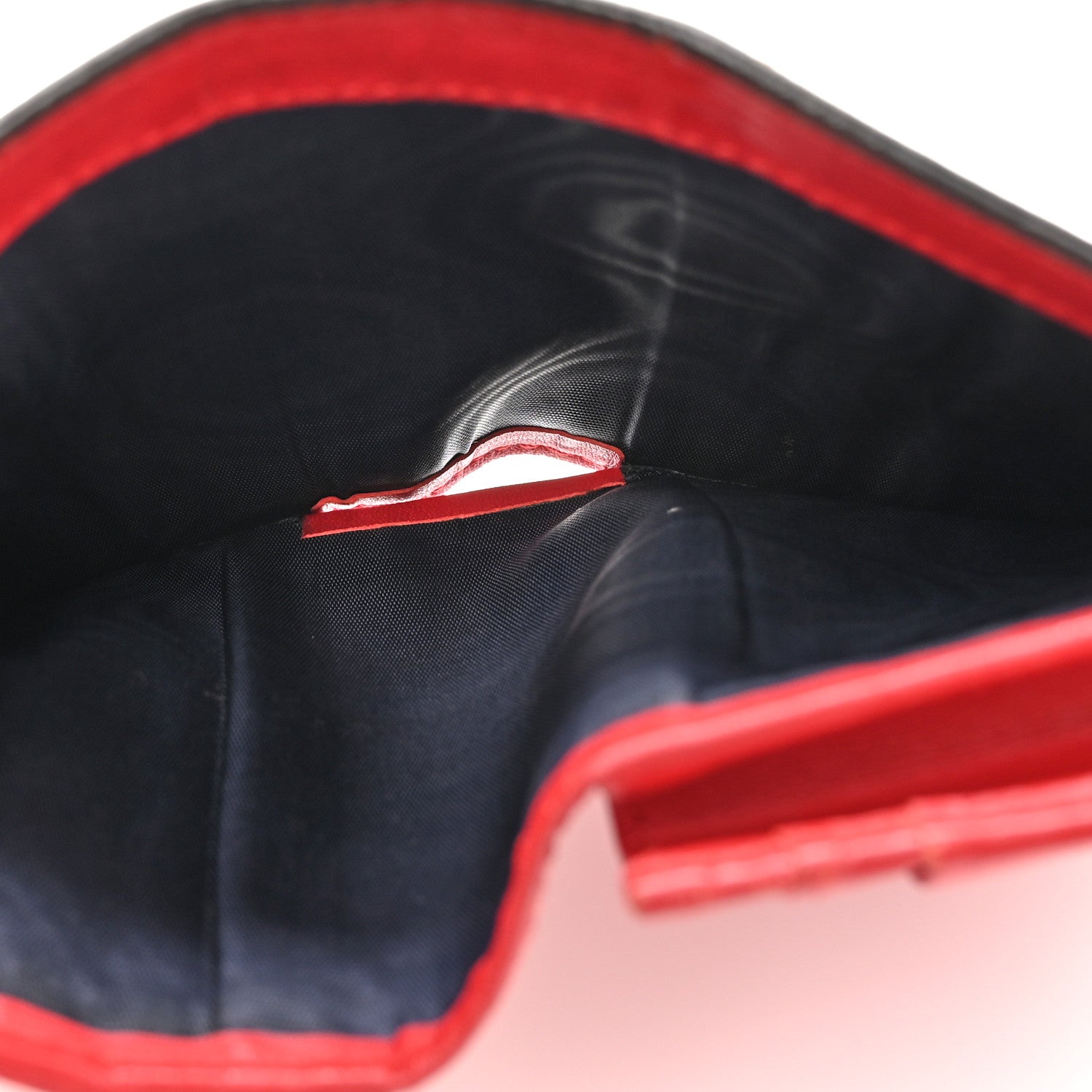 Gucci GG Supreme Monogram Blooms Card Case Wallet Beige Blue Navy Hibiscus Red 5 of 13