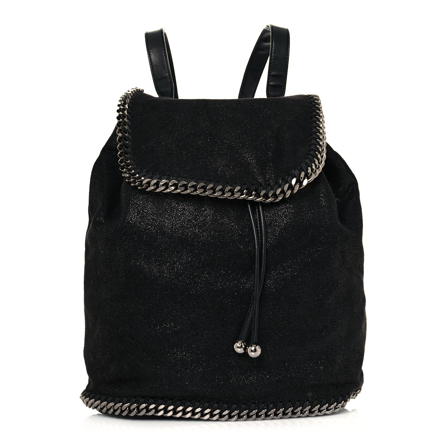 Stella McCartney Shaggy Deer Mini Rucksack Backpack Black 1 of 15