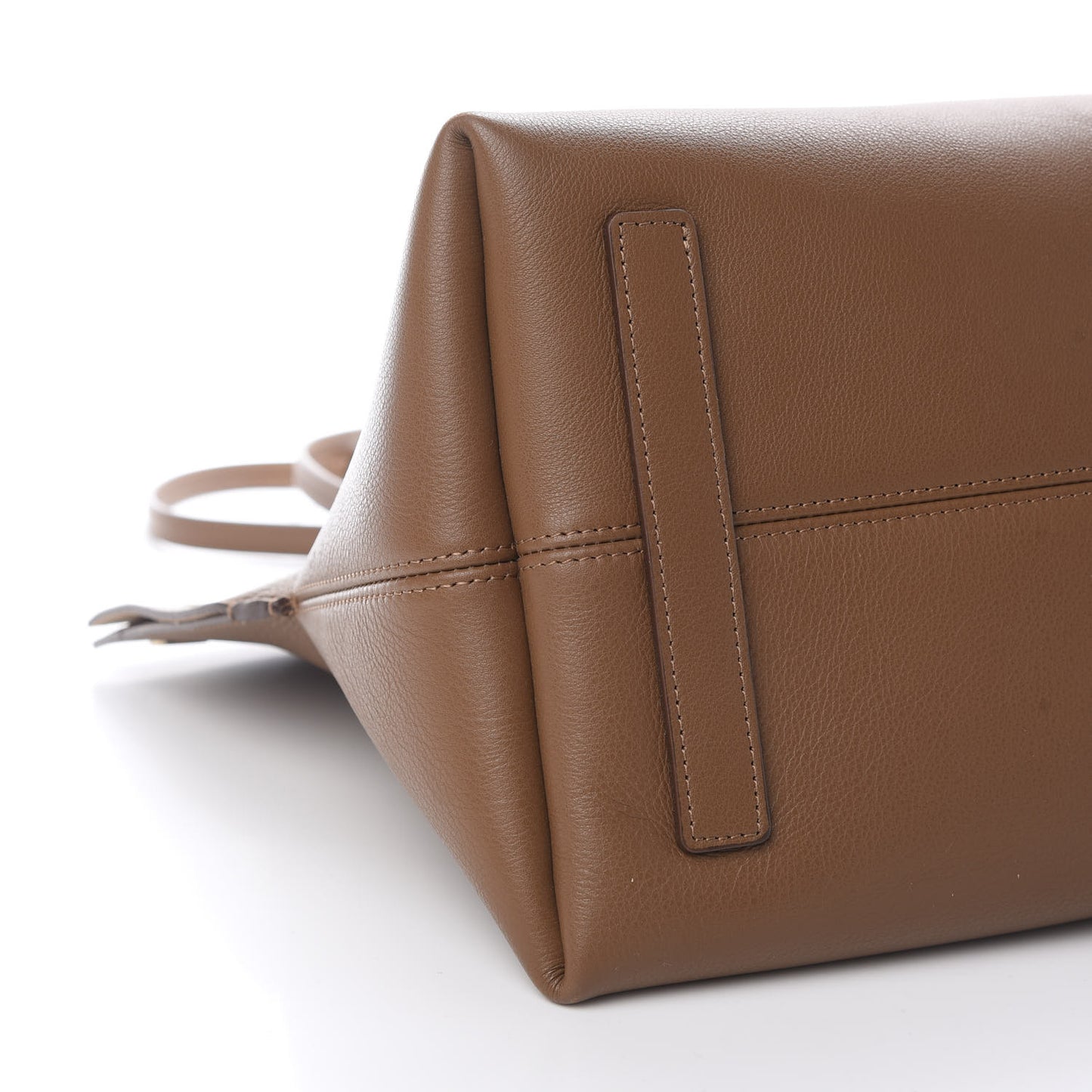 Calfskin Medium Society Tote Dusty Caramel