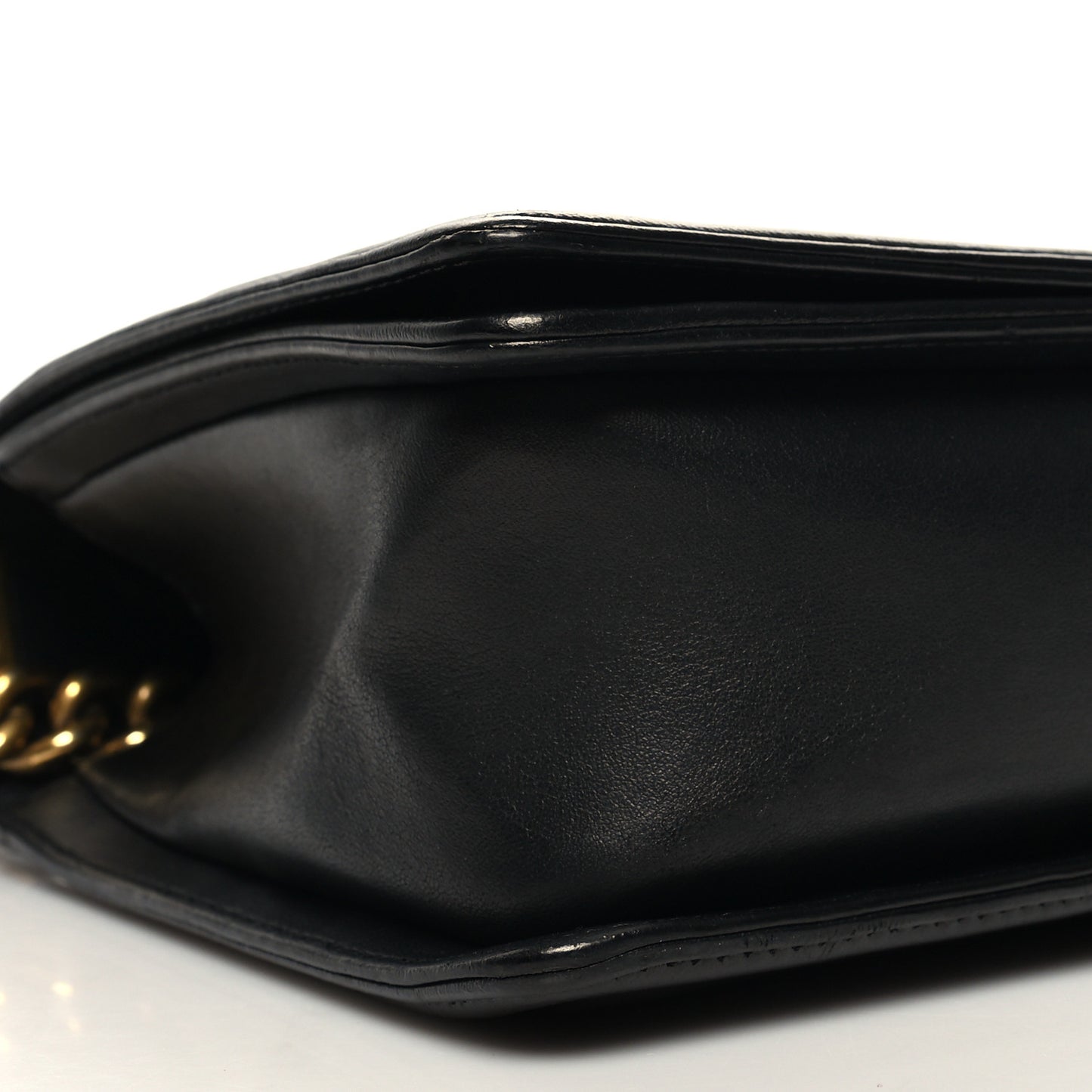 Lambskin Quilted New Medium Boy Flap Black