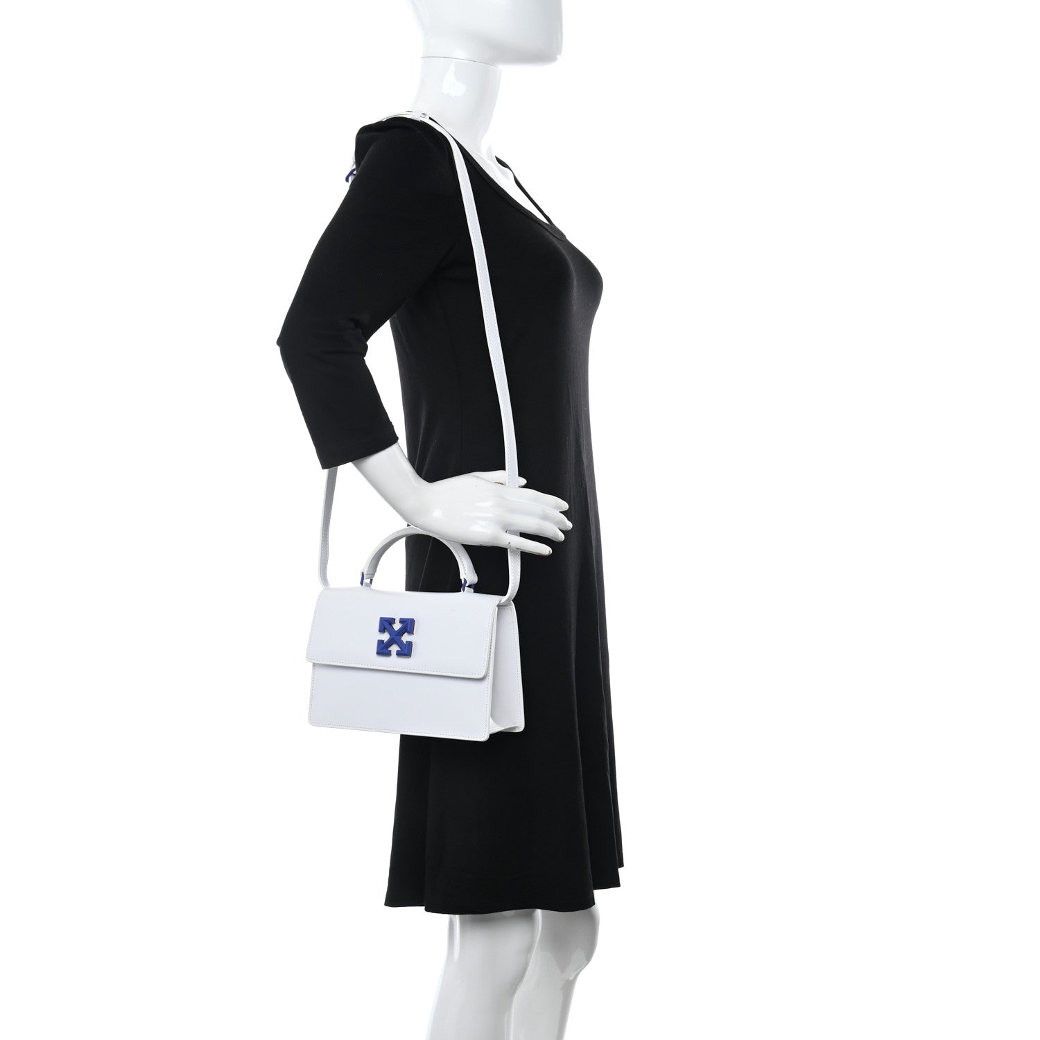 Off-White Calfskin Jitney Bag White 2 of 15