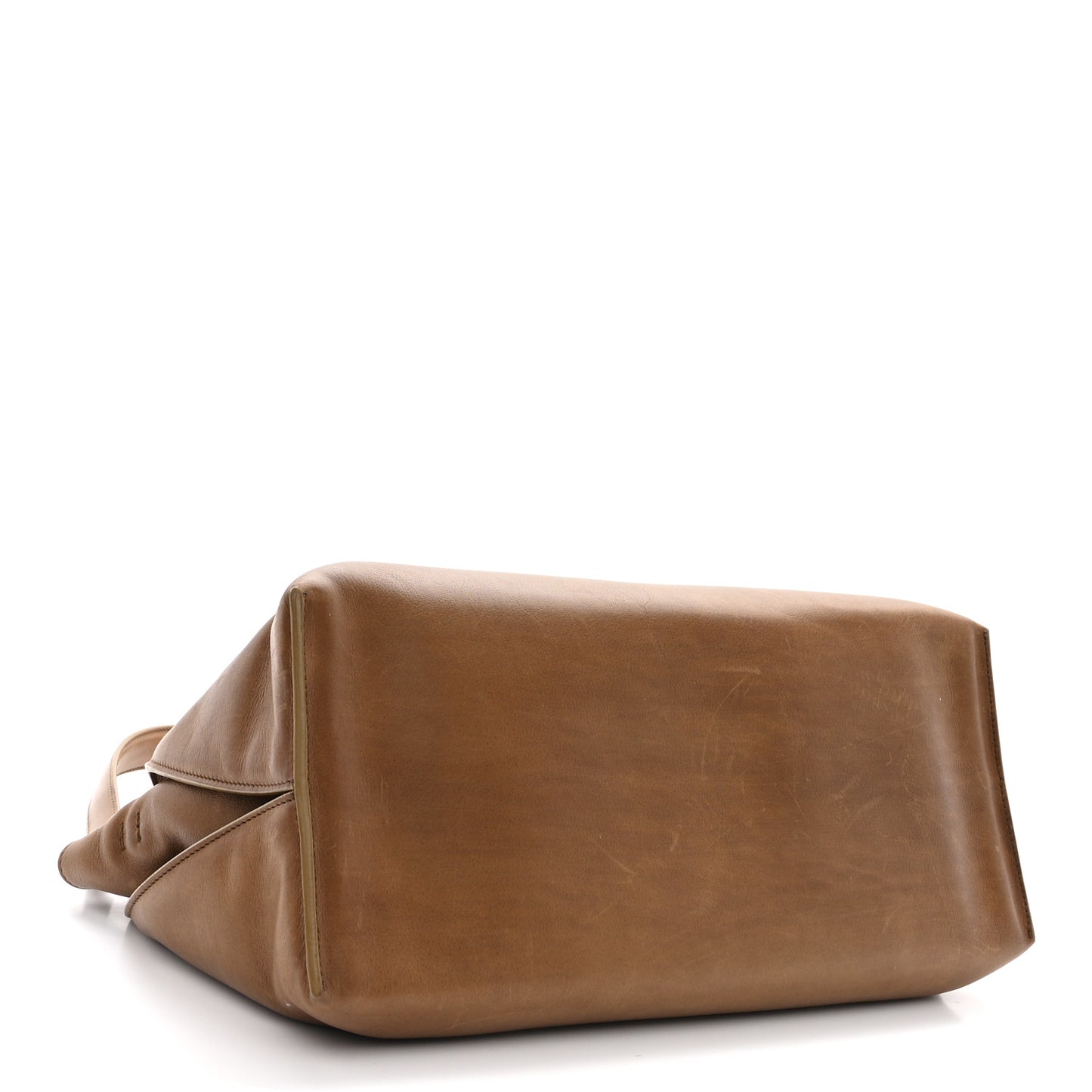 Saddle Calfskin Sienna Shoulder Bag Camel