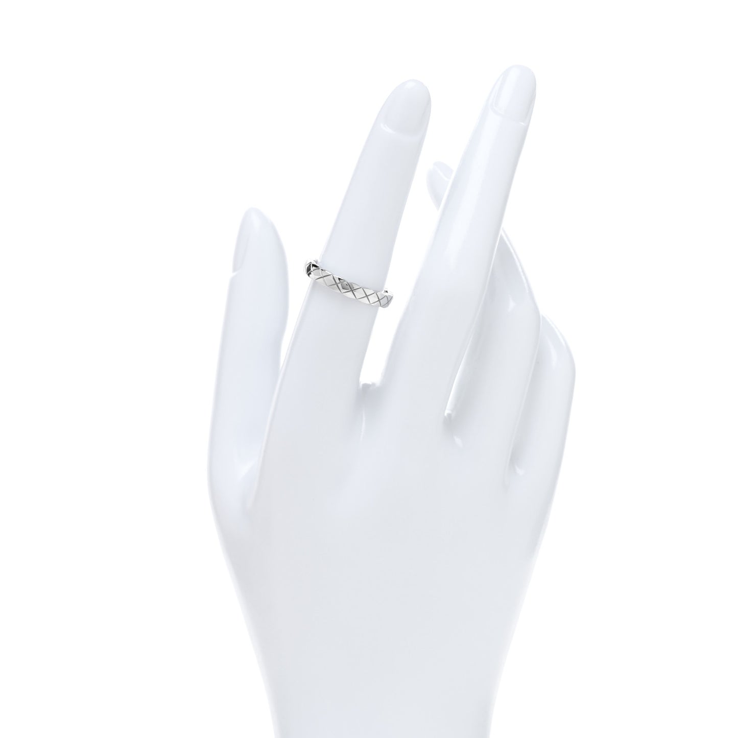 18K White Gold Mini Coco Crush Ring 53 6.25