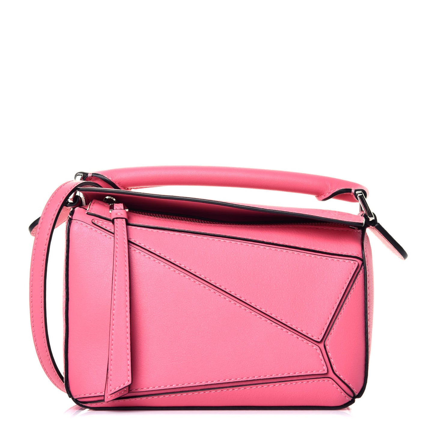 Calfskin Mini Puzzle Bag Wild Rose
