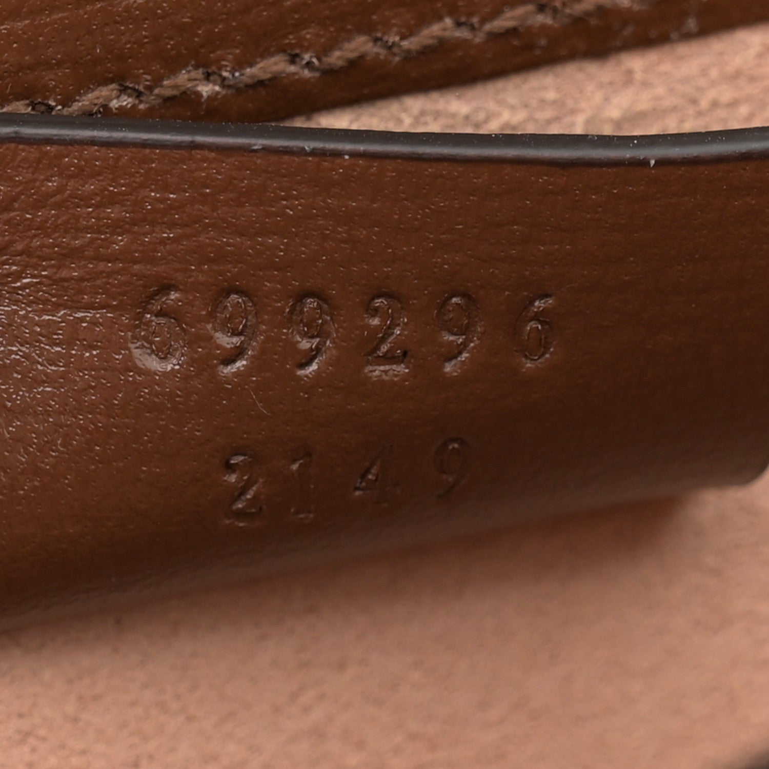 Gucci GG Supreme Monogram Mini Horsebit 1955 Shoulder Bag Beige Brown Sugar 7 of 11