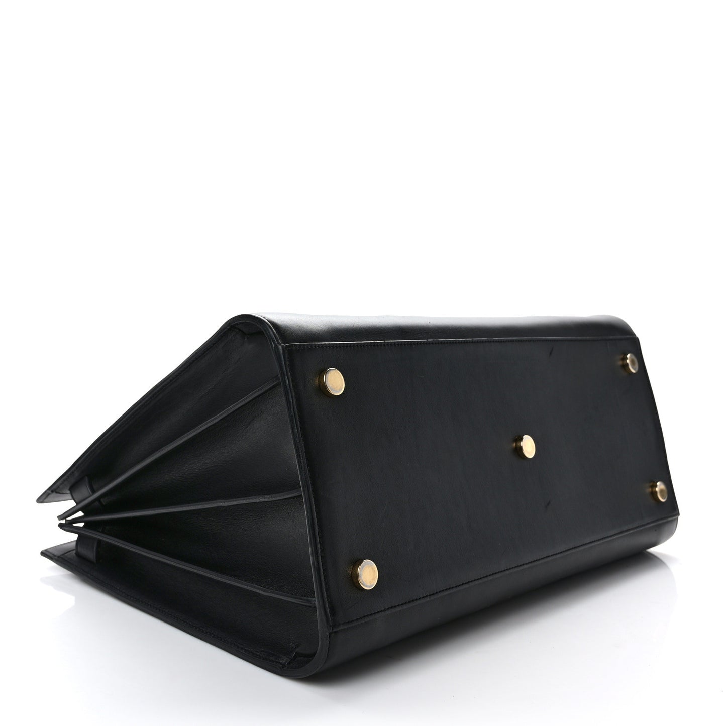 SAINT LAURENT Calfskin Large Sac De Jour Carryall Black