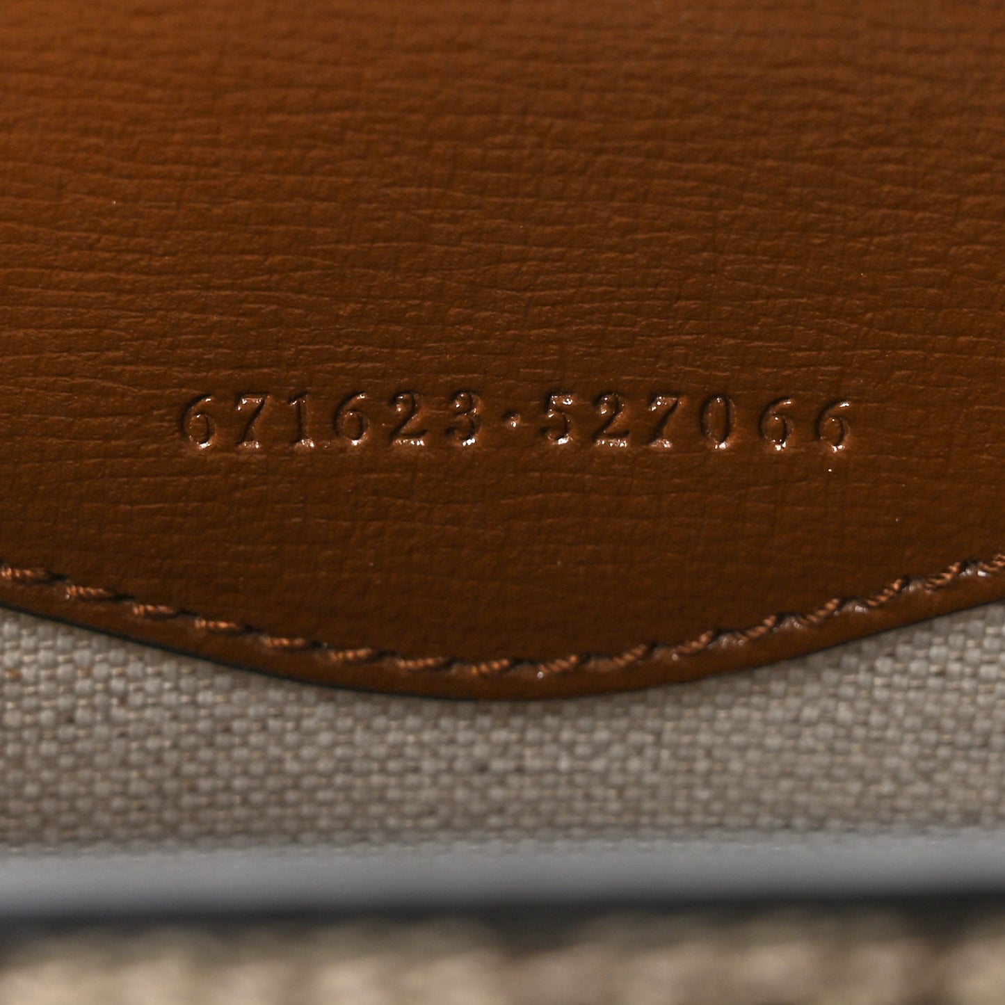 GG Supreme Monogram Azalea Calfskin Mini Retro Interlocking G Tote Bag Beige Ebony Brown Sugar
