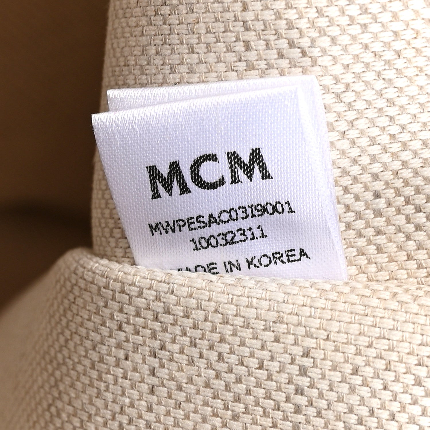 MCM Lauretos Nappa Medium Himmel Shopper Tote Oatmeal 6 of 9