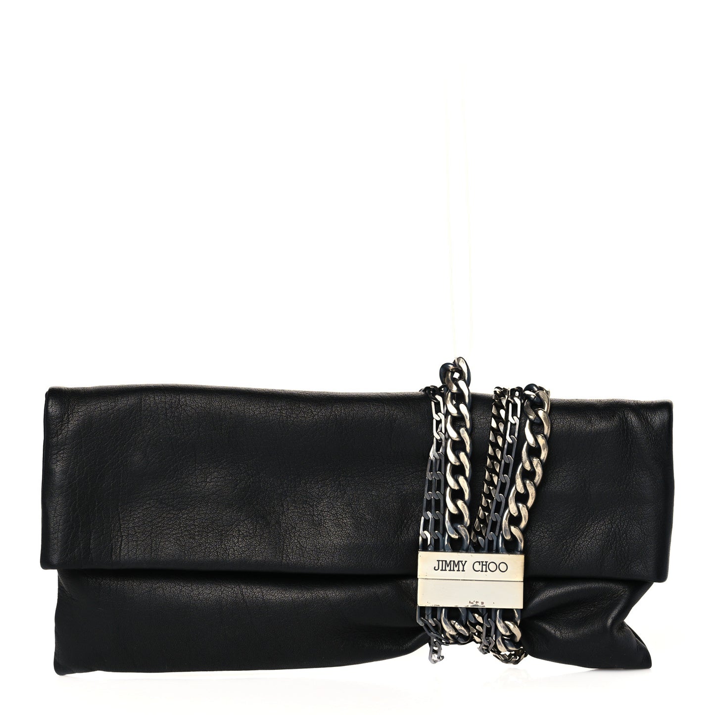 Calfskin Chandra Clutch Black