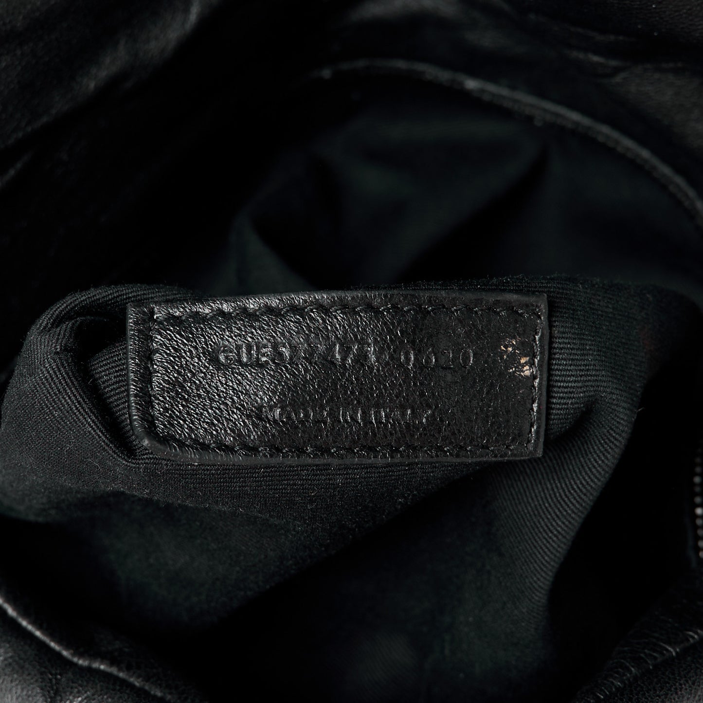 Lambskin Quilted Monogram Monochrome Medium Loulou Puffer Chain Satchel Black