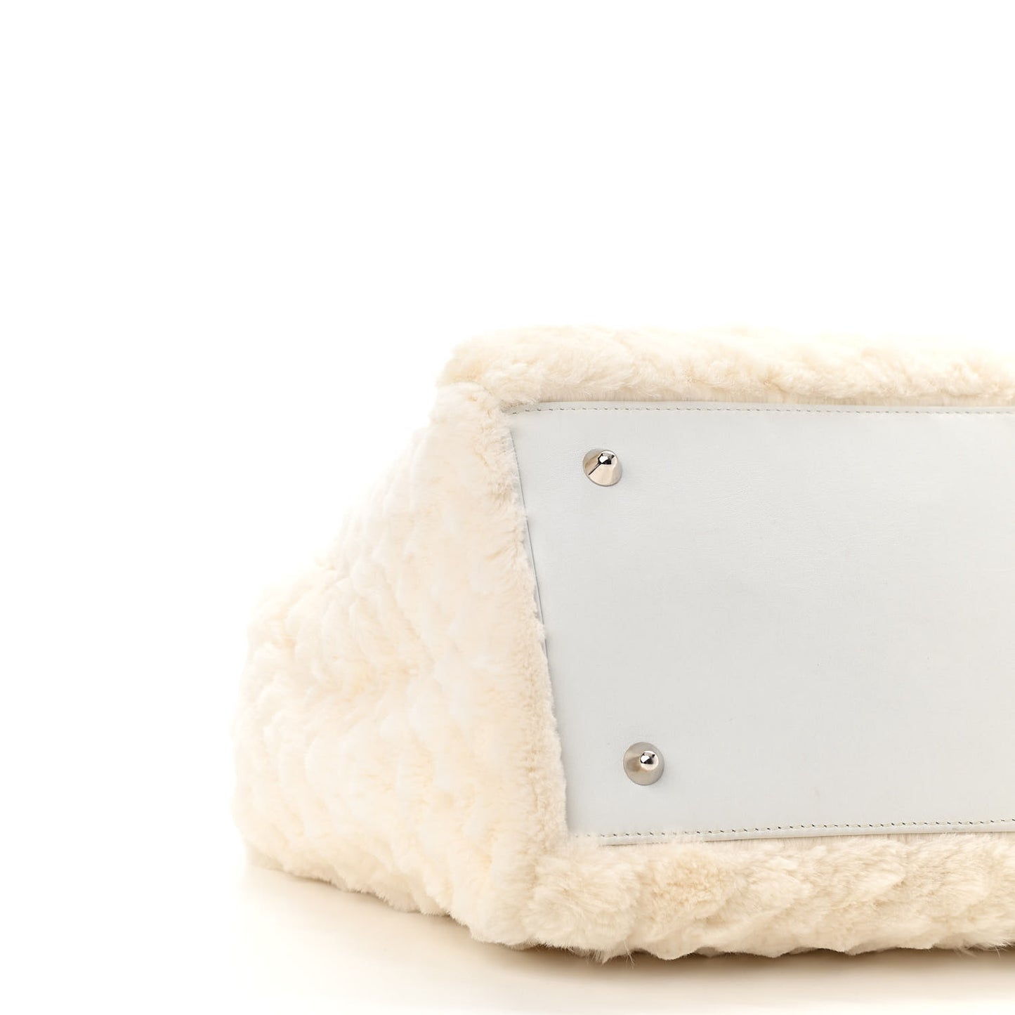 Rabbit Fur Medium Lady Dior Ivory