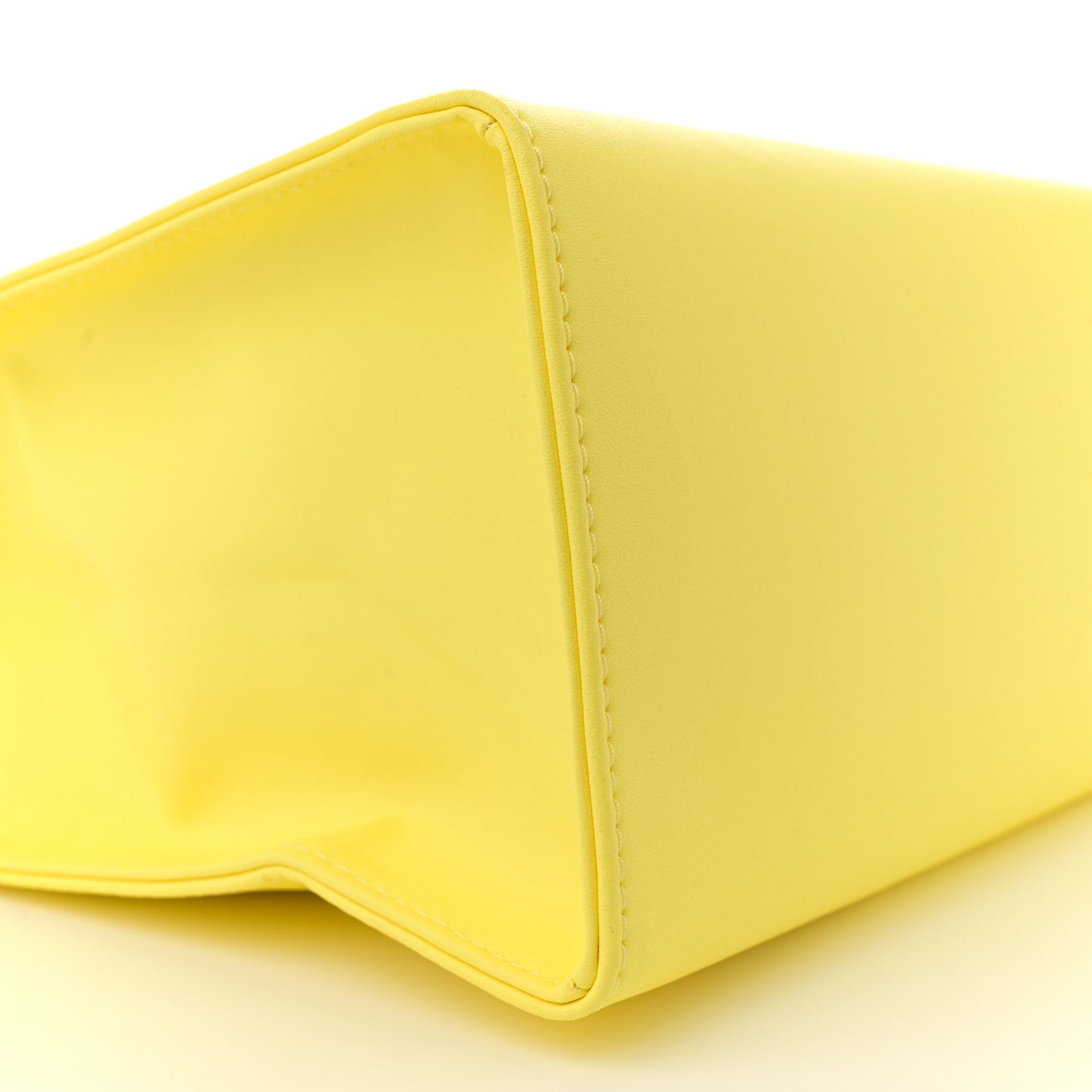Vegan Leather Medium Shopping Bag Margarine