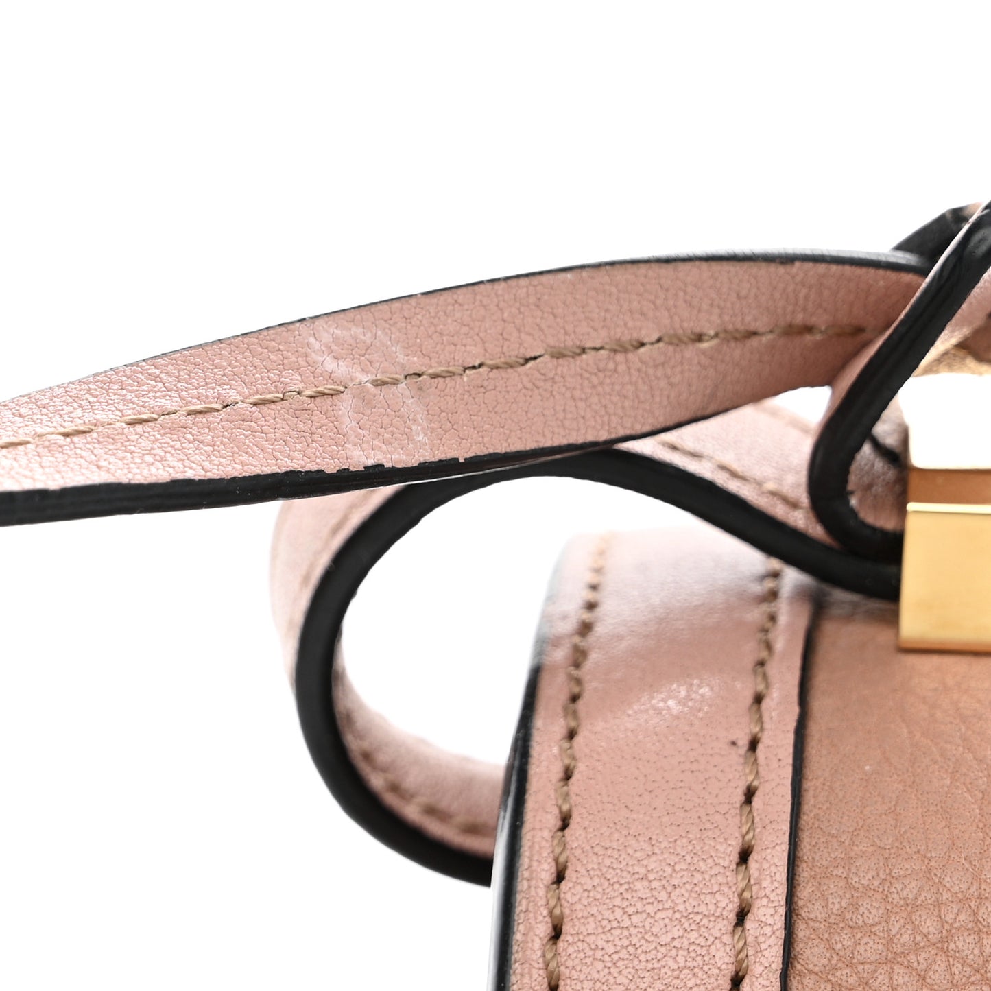 Grained Calfskin Medium Barcelona Shoulder Bag Blush