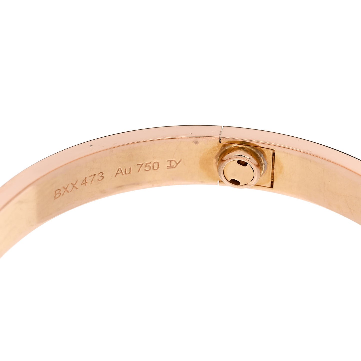 18K Pink Gold LOVE Bracelet 17