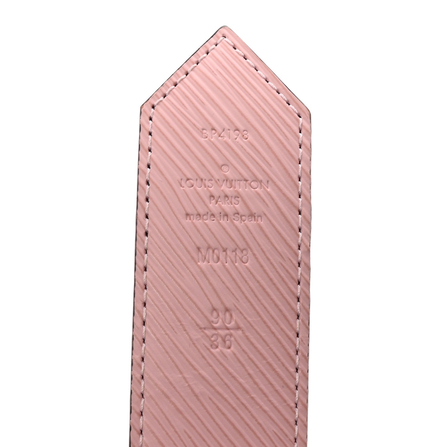 Monogram Epi 35mm LV Circle Reversible Belt 90 36 Rose Ballerine