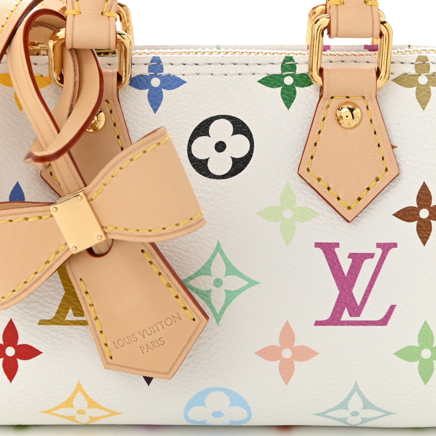 LV X TM Monogram Multicolor Nano Speedy White