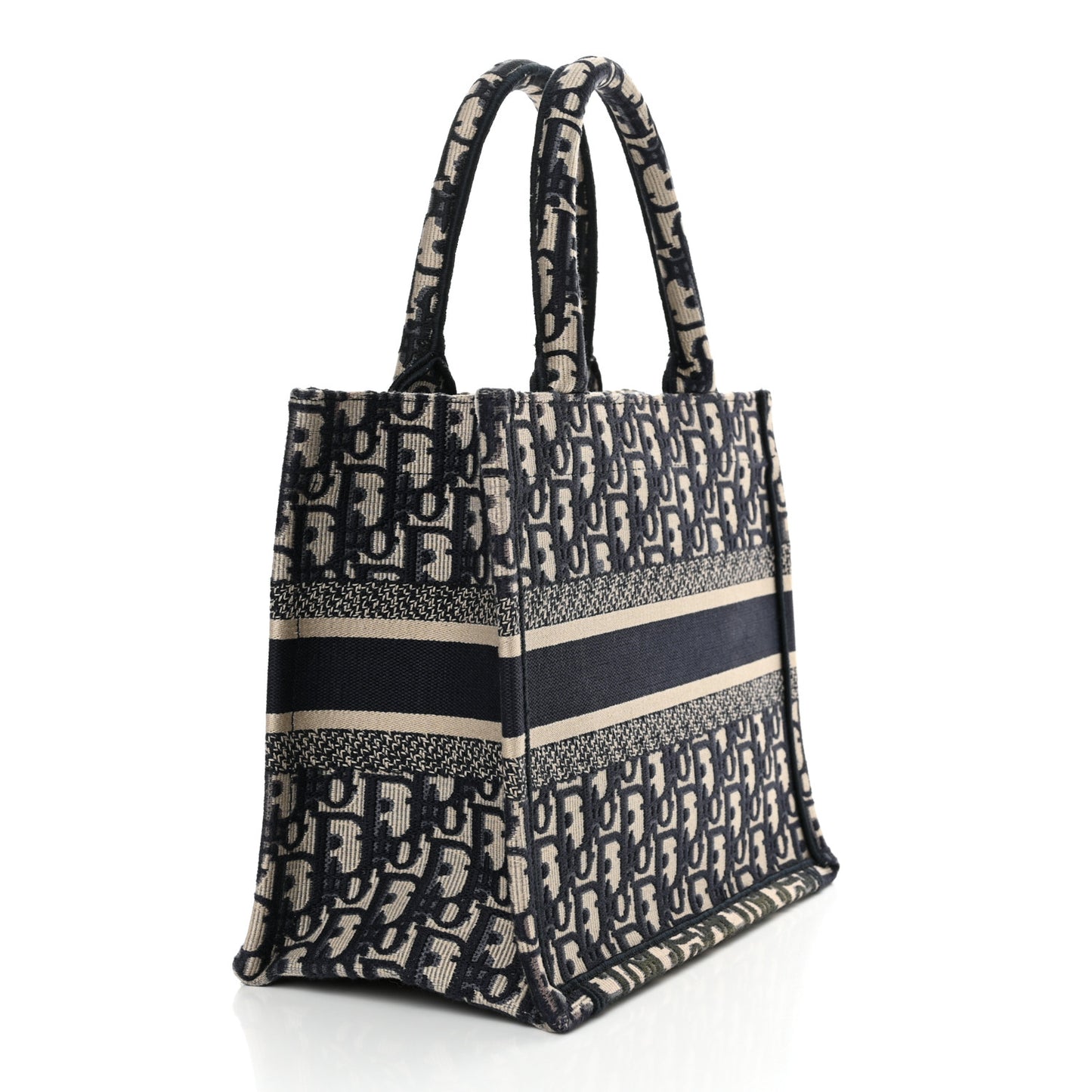 Oblique Small Book Tote Blue Multicolor