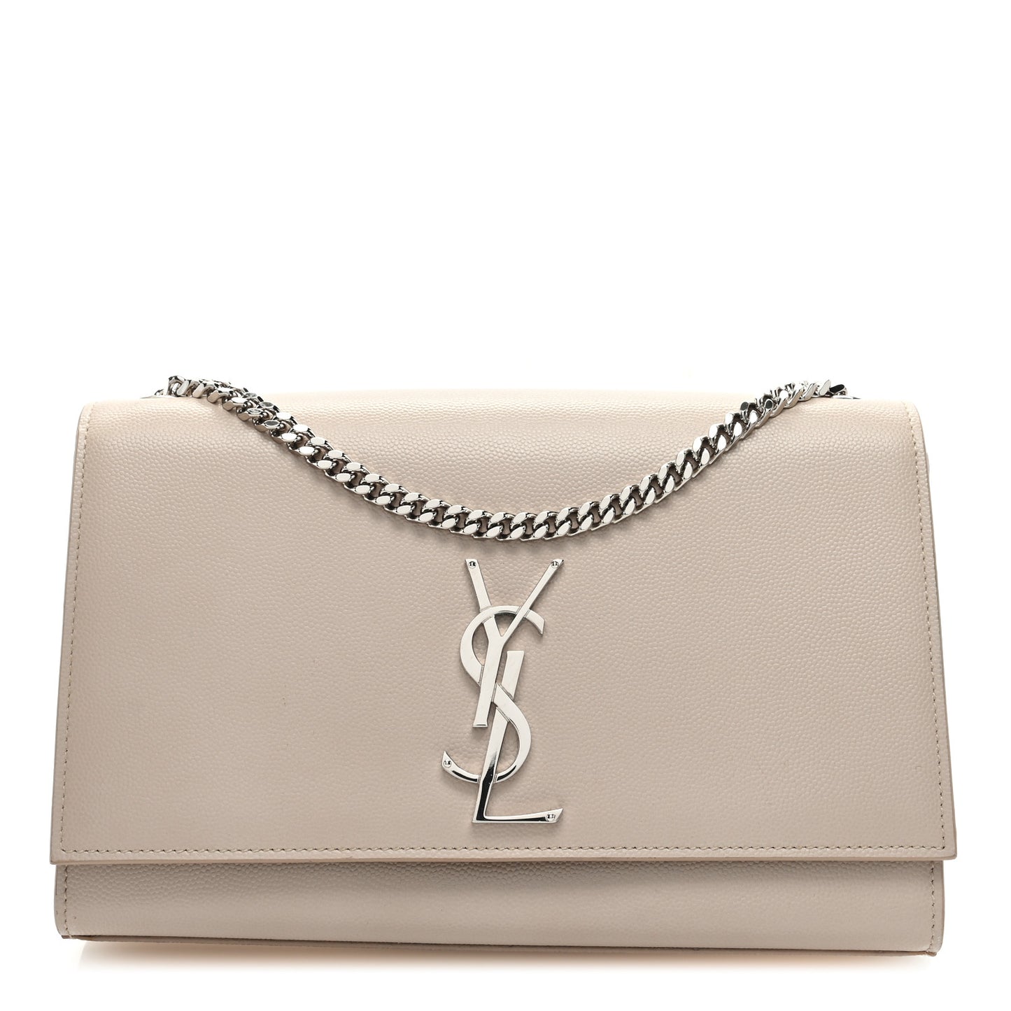 Grain De Poudre Medium Monogram Kate Satchel Nude Powder