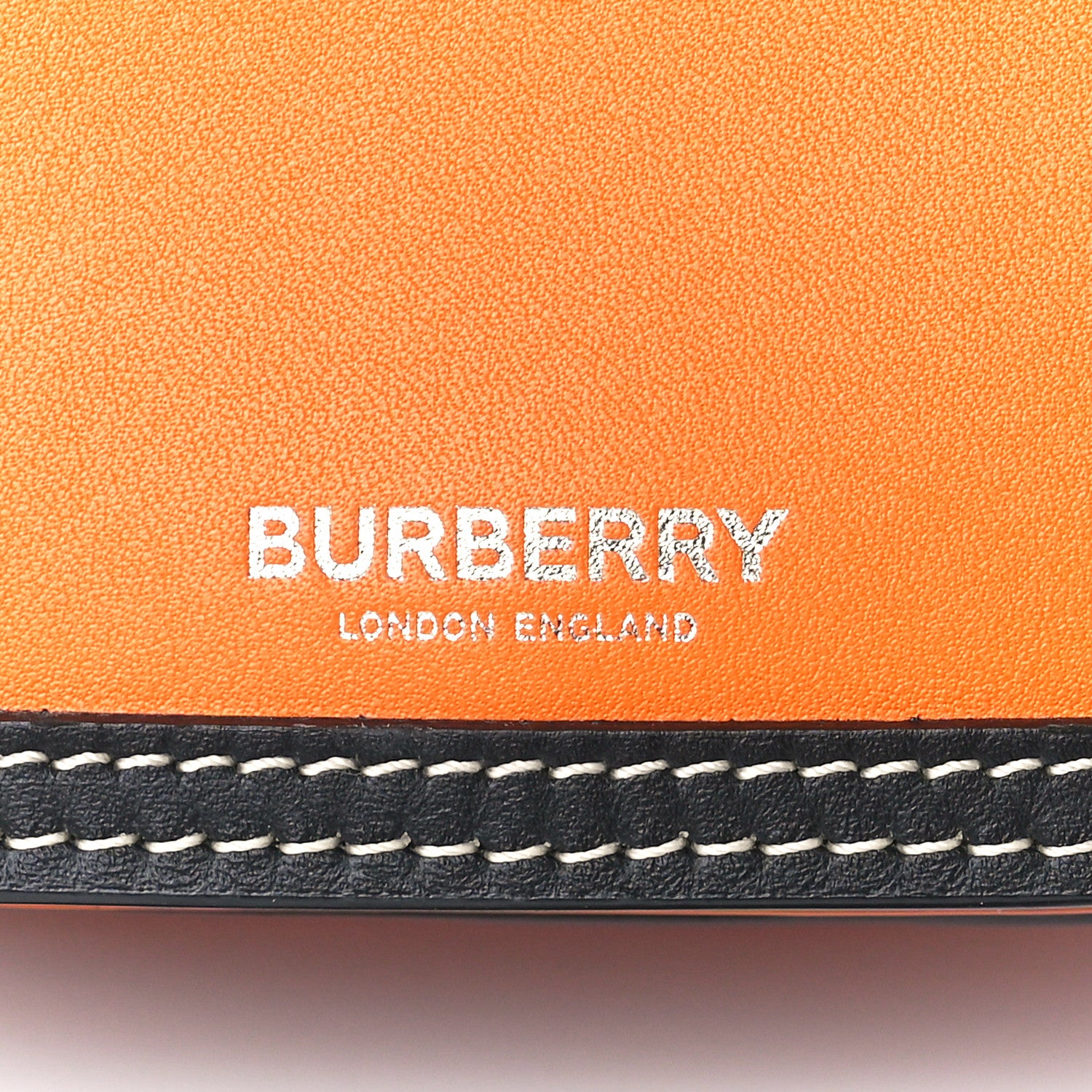 Burberry Smooth Calfskin Double Olympia Shoulder Bag Deep Orange 9 of 14