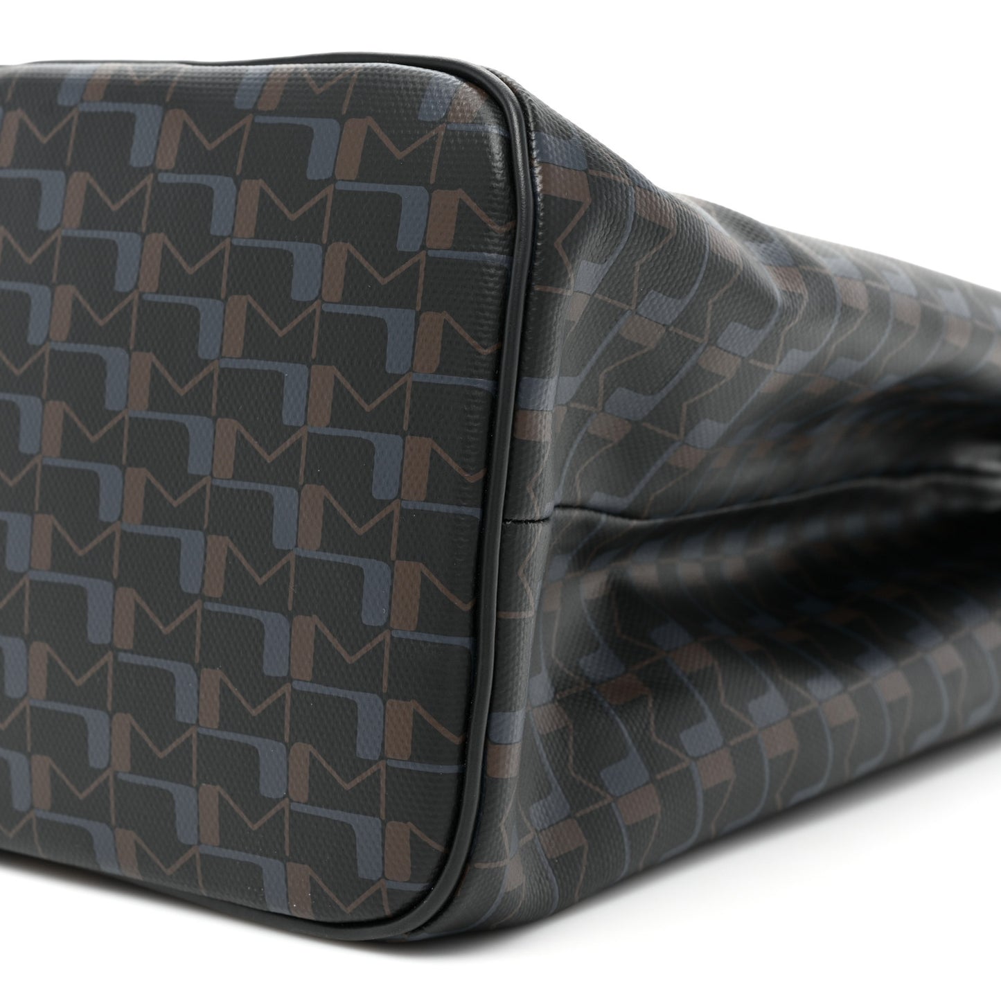 Canvas 1920 M Monogram Tote Black Blue