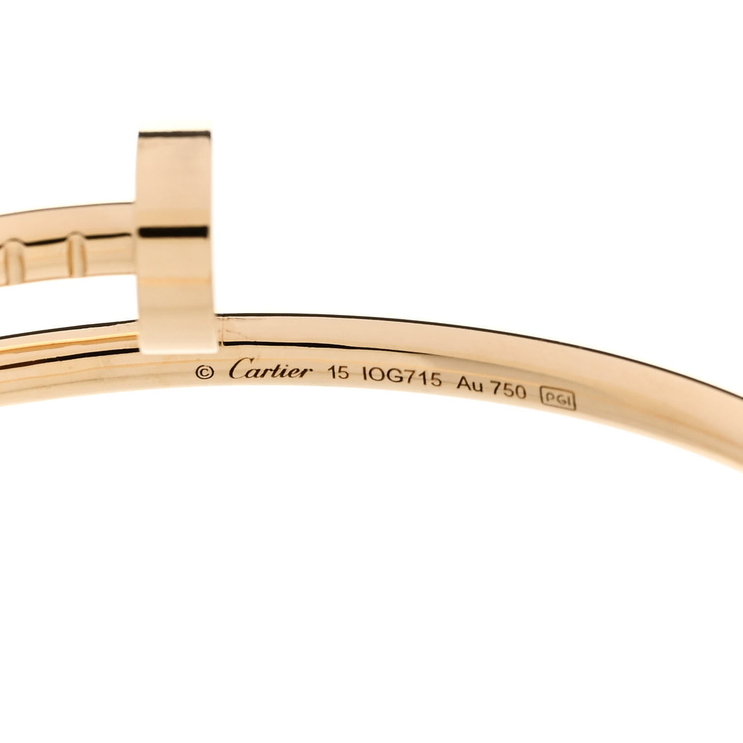 18K Yellow Gold Small Juste Un Clou Bracelet 15