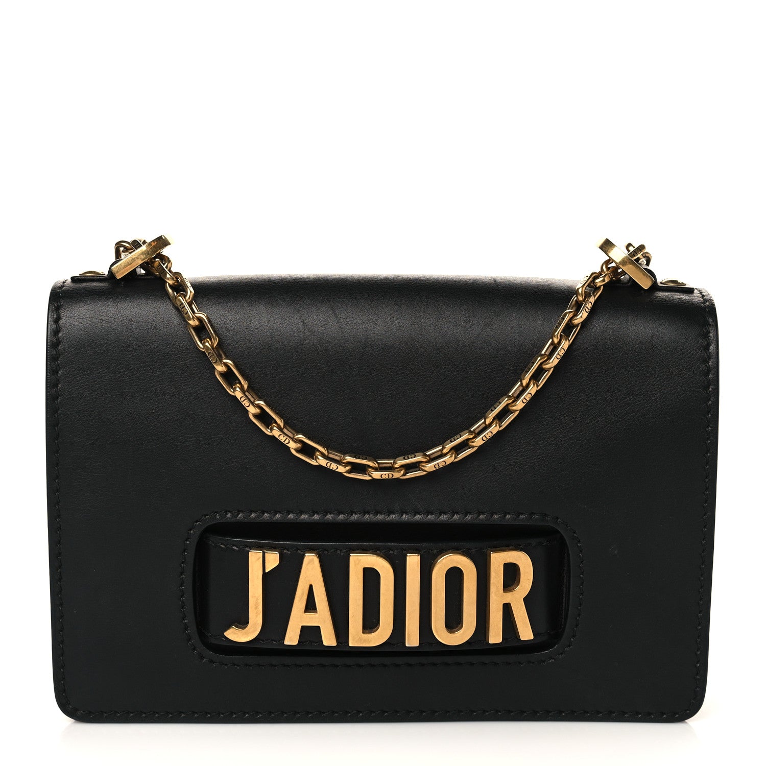 Christian Dior Calfskin J'Adior Chain Flap Bag Black 1132971