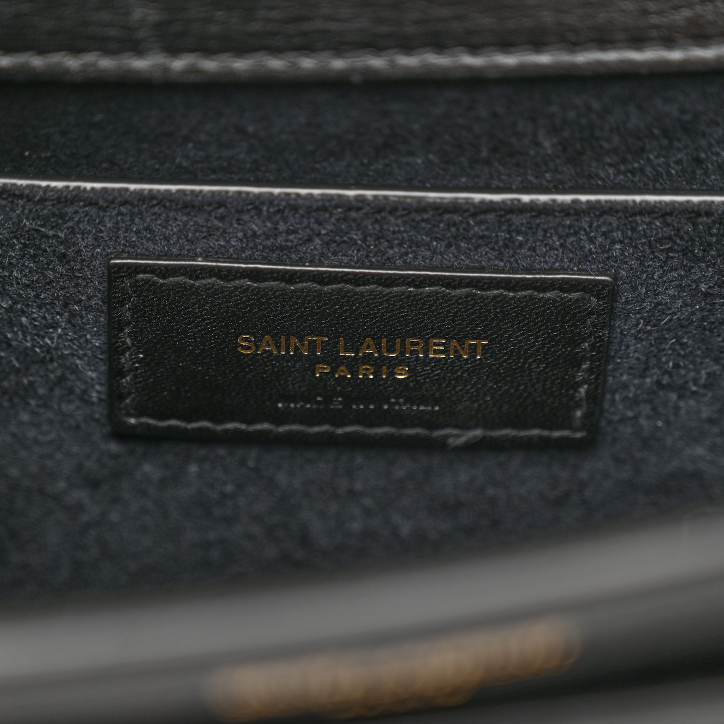 Smooth Calfskin Medium Monogram Sunset Satchel Black