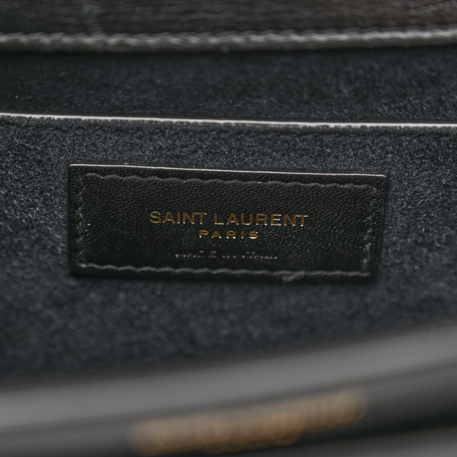 Saint Laurent Smooth Calfskin Medium Monogram Sunset Satchel Black 6 of 12