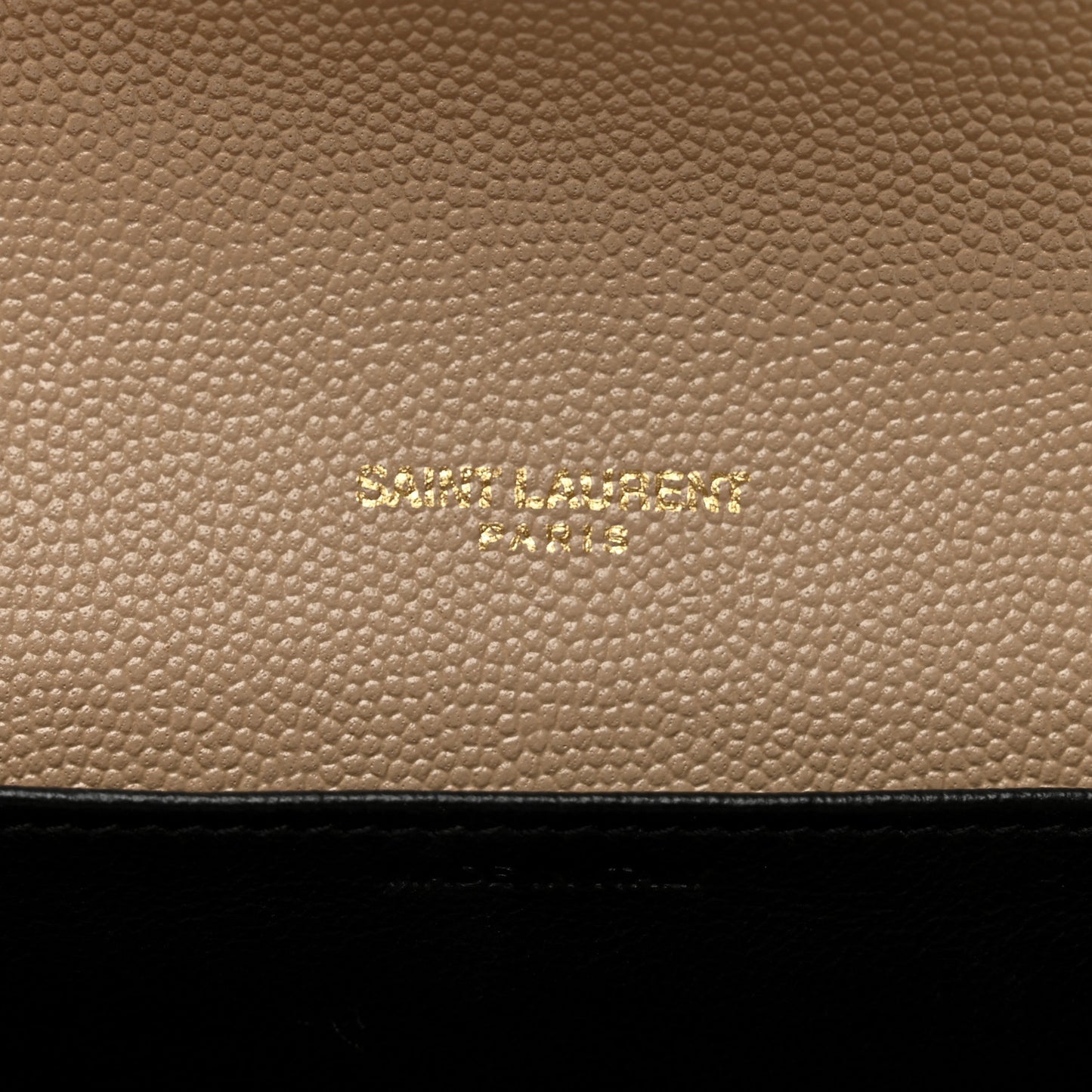 Grain De Poudre Monogram Uptown Chain Wallet Dark Beige
