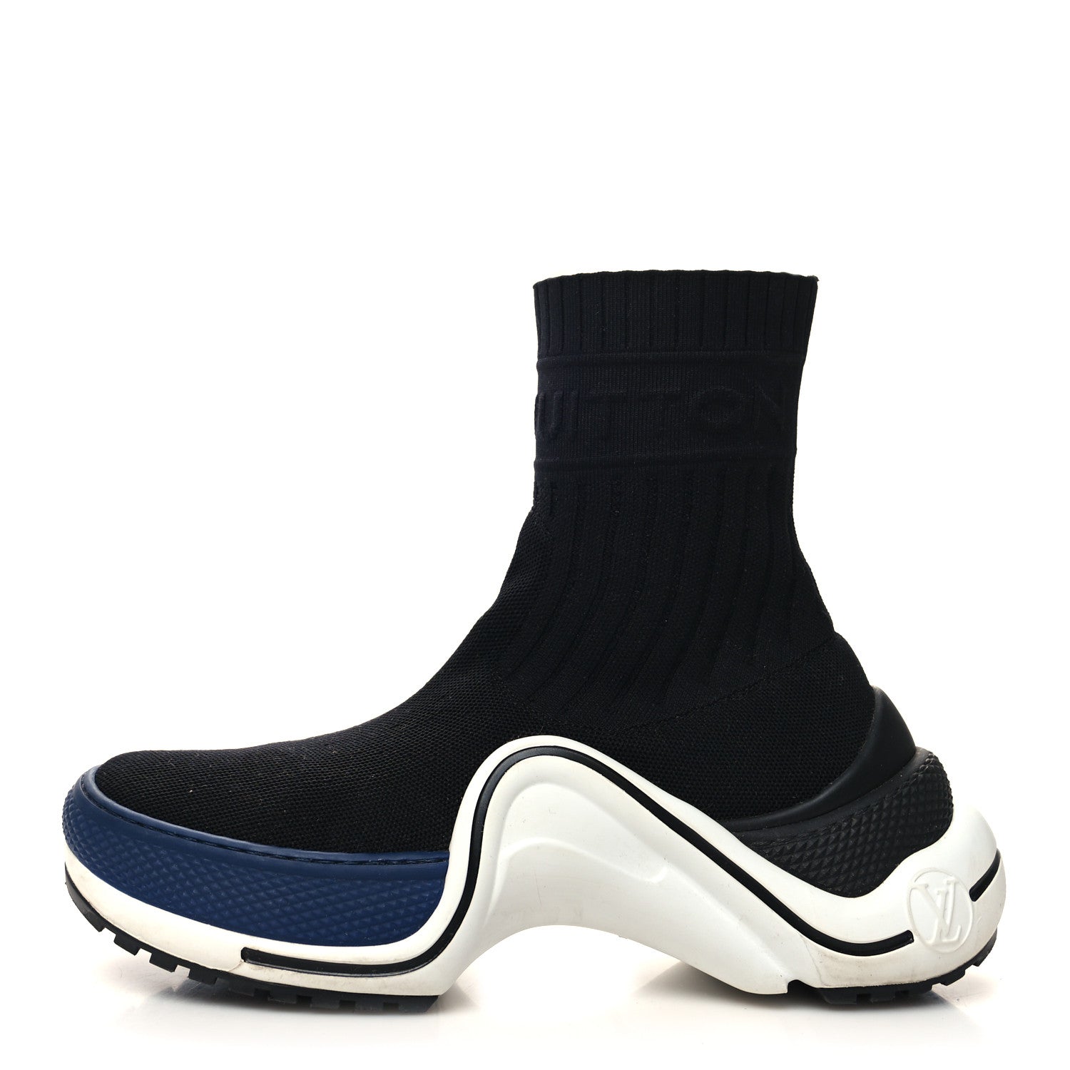 Louis Vuitton ベルクロ archive スニーカー Louis Vuitton Stretch Textile LV Archlight Sneaker Boots 37 Black