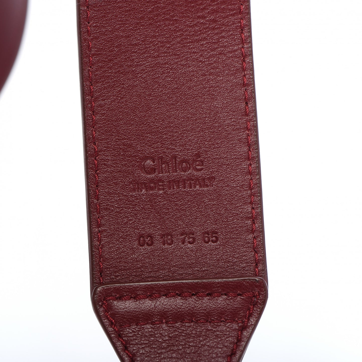 Calfskin Strap Burgundy