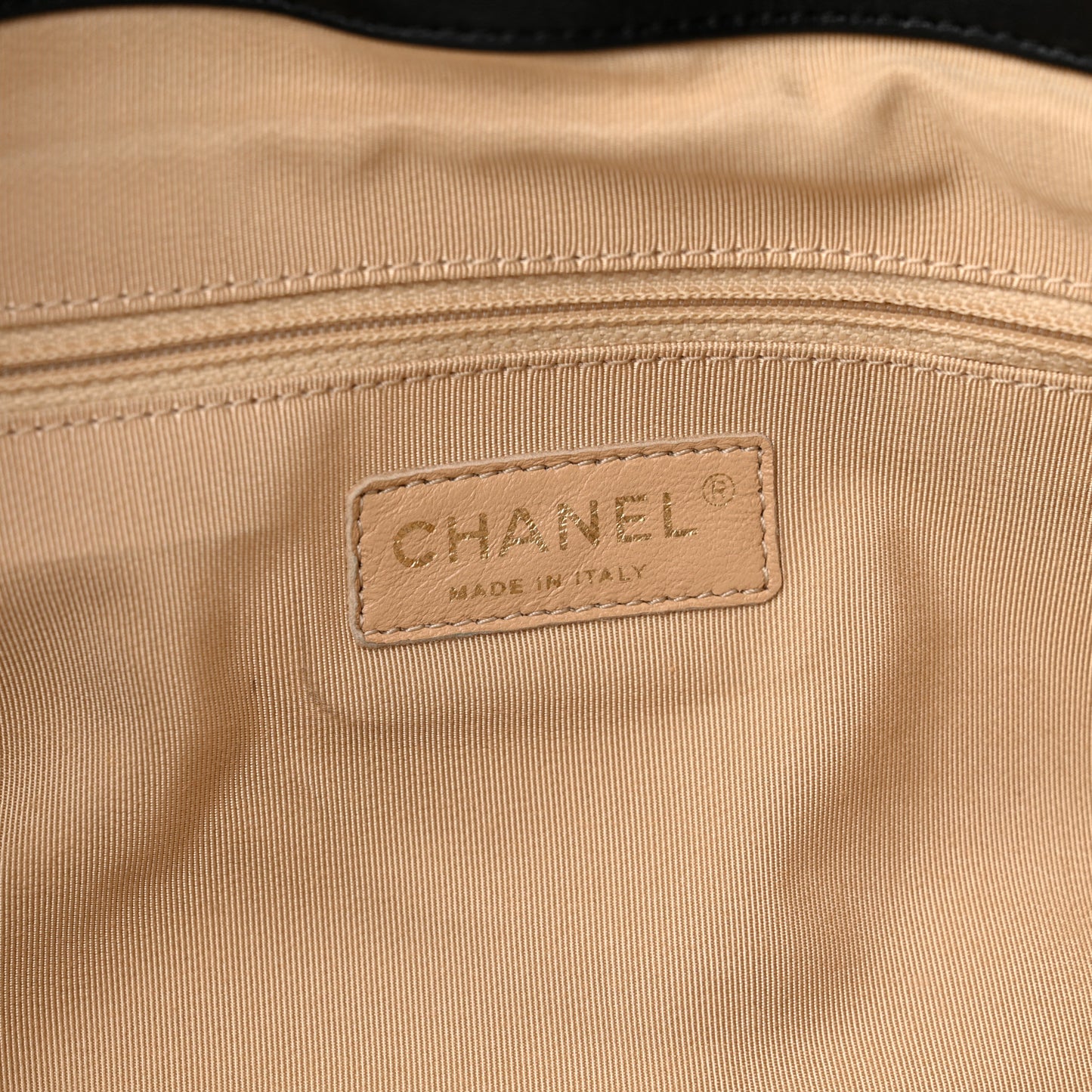 Calfskin Quilted Small In The Mix Shopping Tote Black