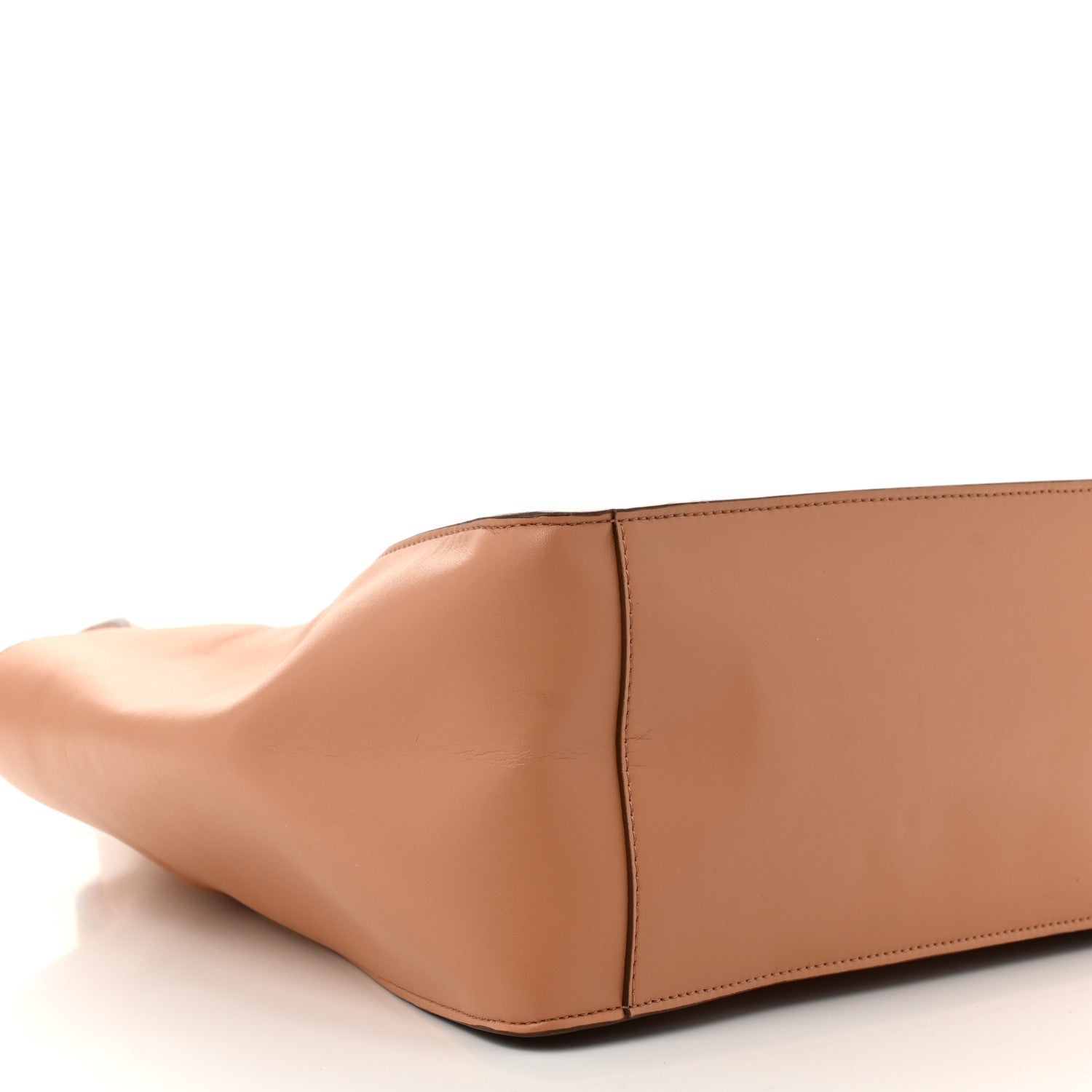 Stella McCartney Eco Alter Nappa East West Perforated Tote Camel 8 of 10