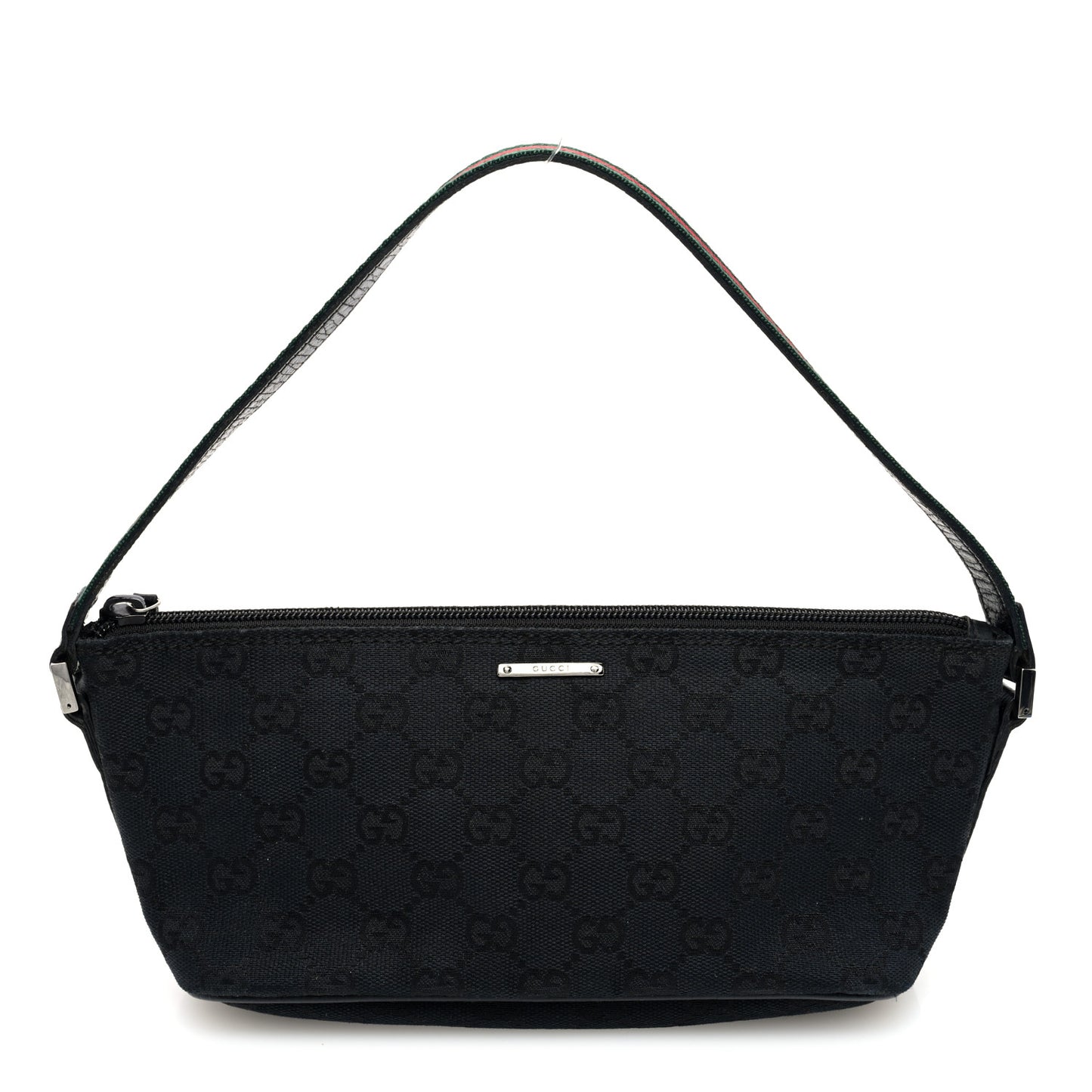 Monogram Web Boat Pochette Black