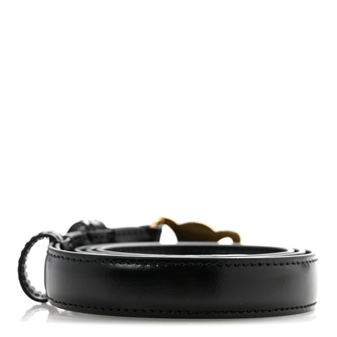 Box Calfskin Small 18mm Triomphe Belt 75 30 Black
