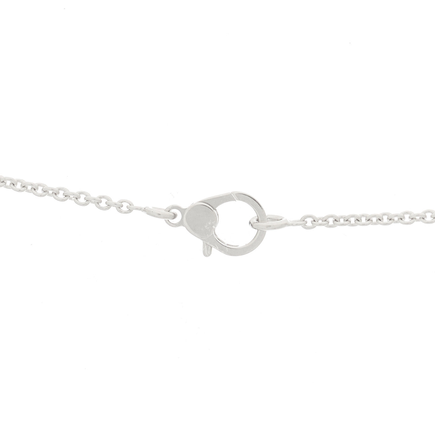 18K White Gold Diamond Finesse Pendant Necklace