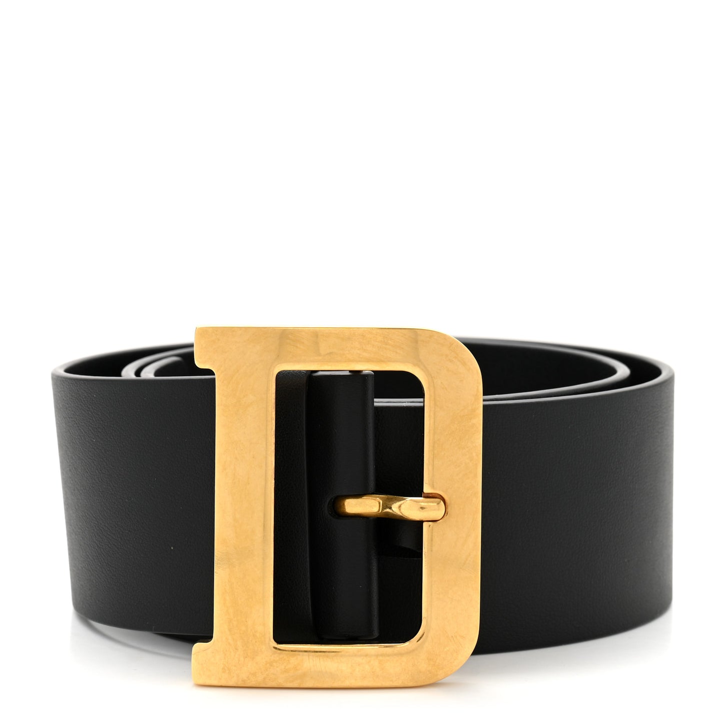 Calfskin Diorquake Belt 75 Black