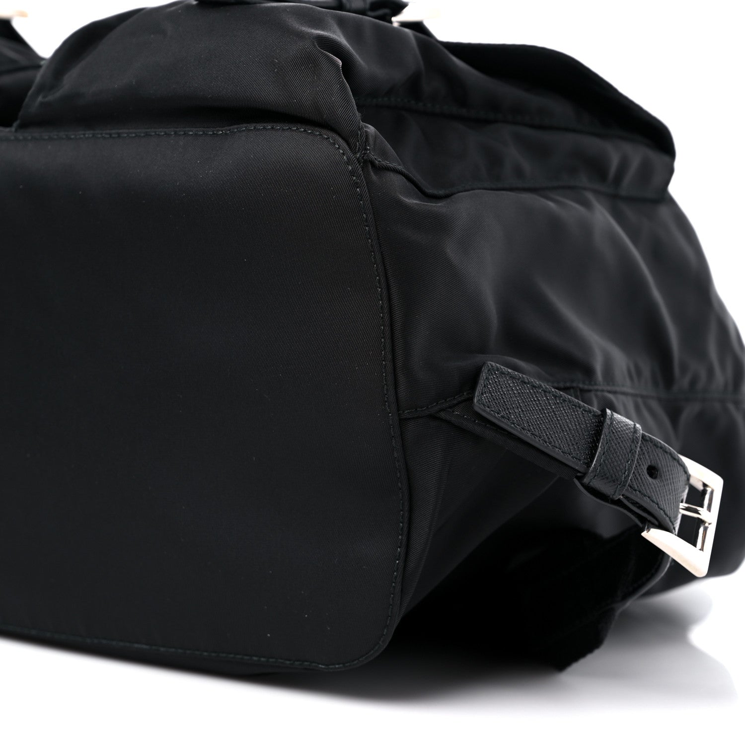 Prada Re-Nylon Saffiano Medium Backpack Black 9 of 9