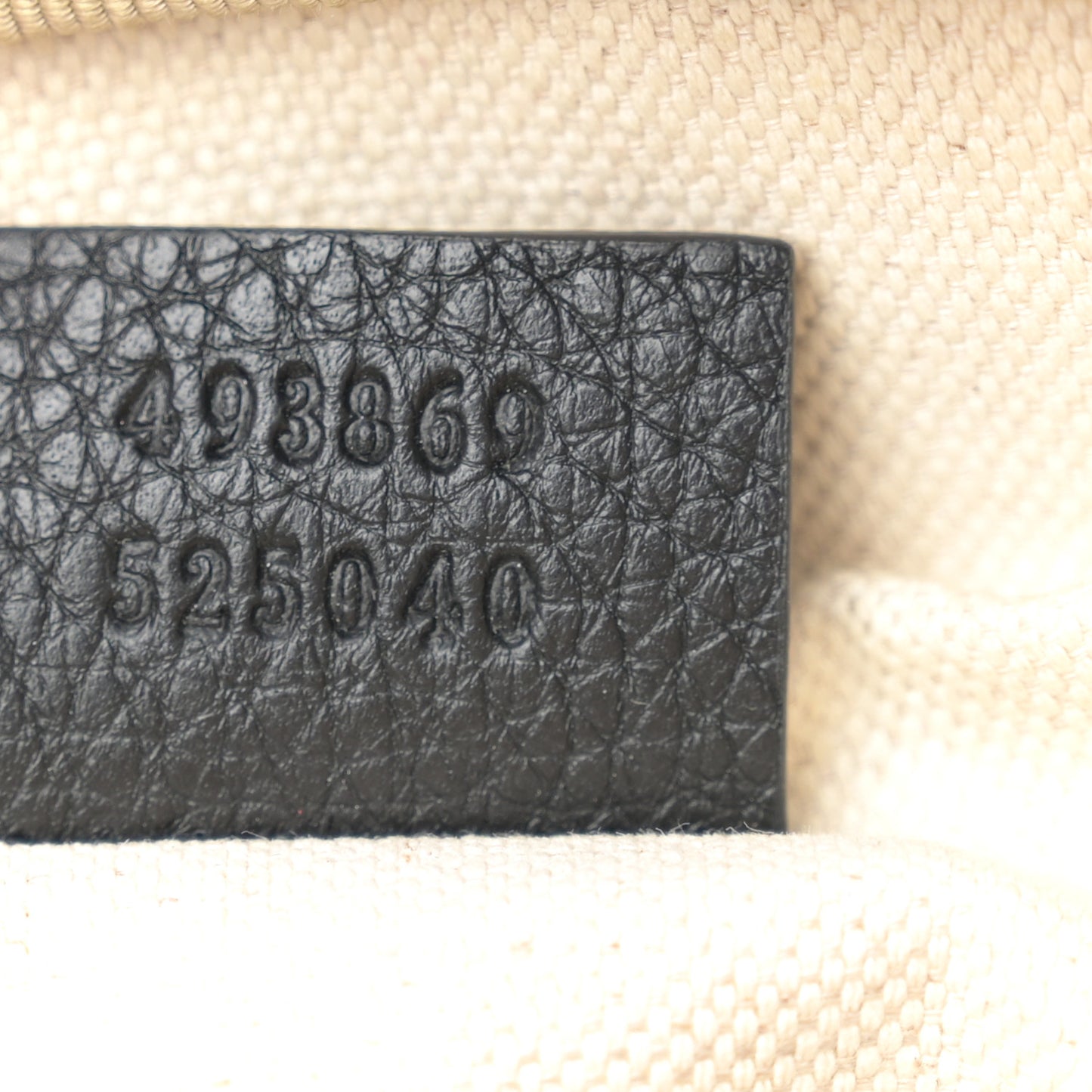 Grained Calfskin Logo Belt Bag Black