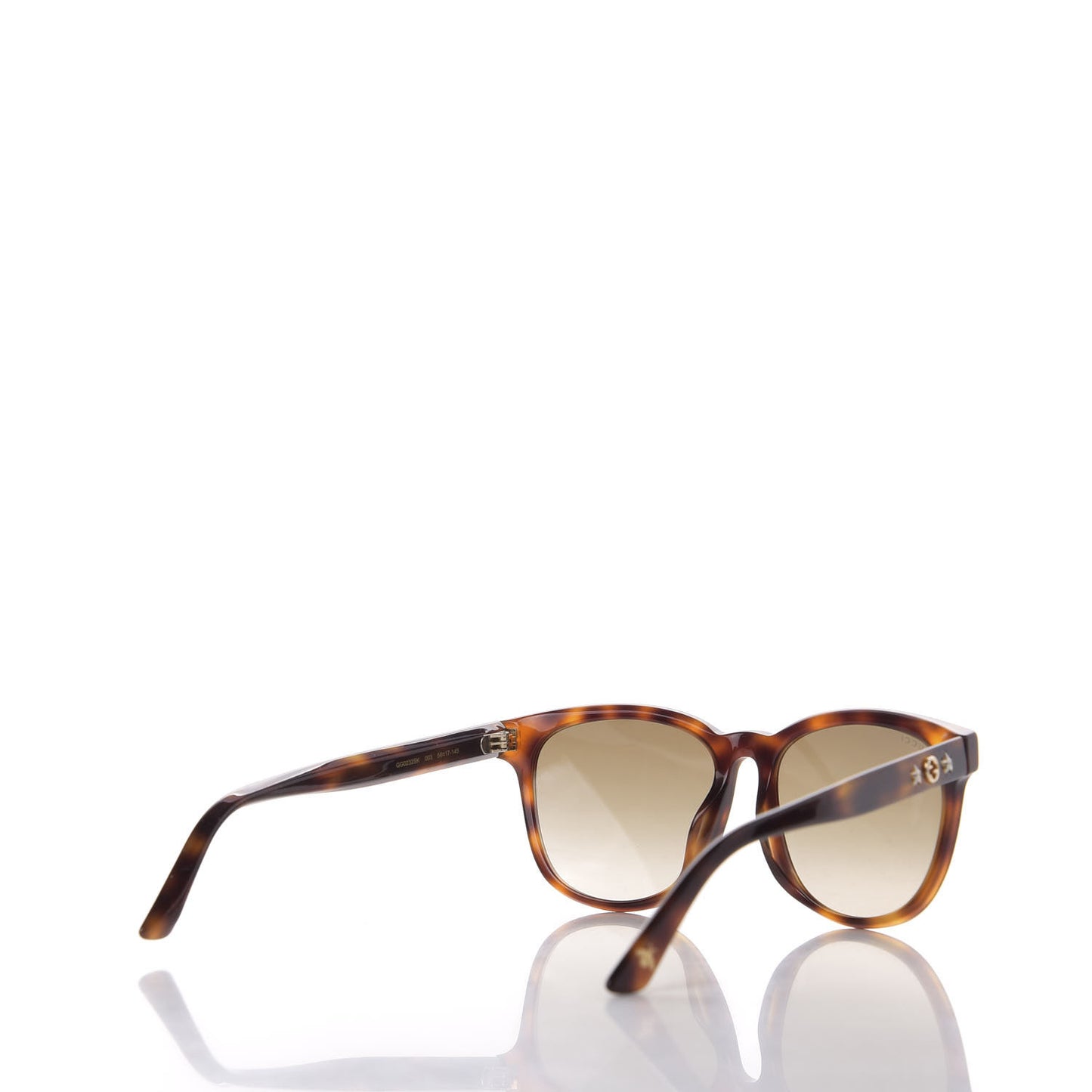 Round Frame Star Sunglasses GG0207S Tortoiseshell