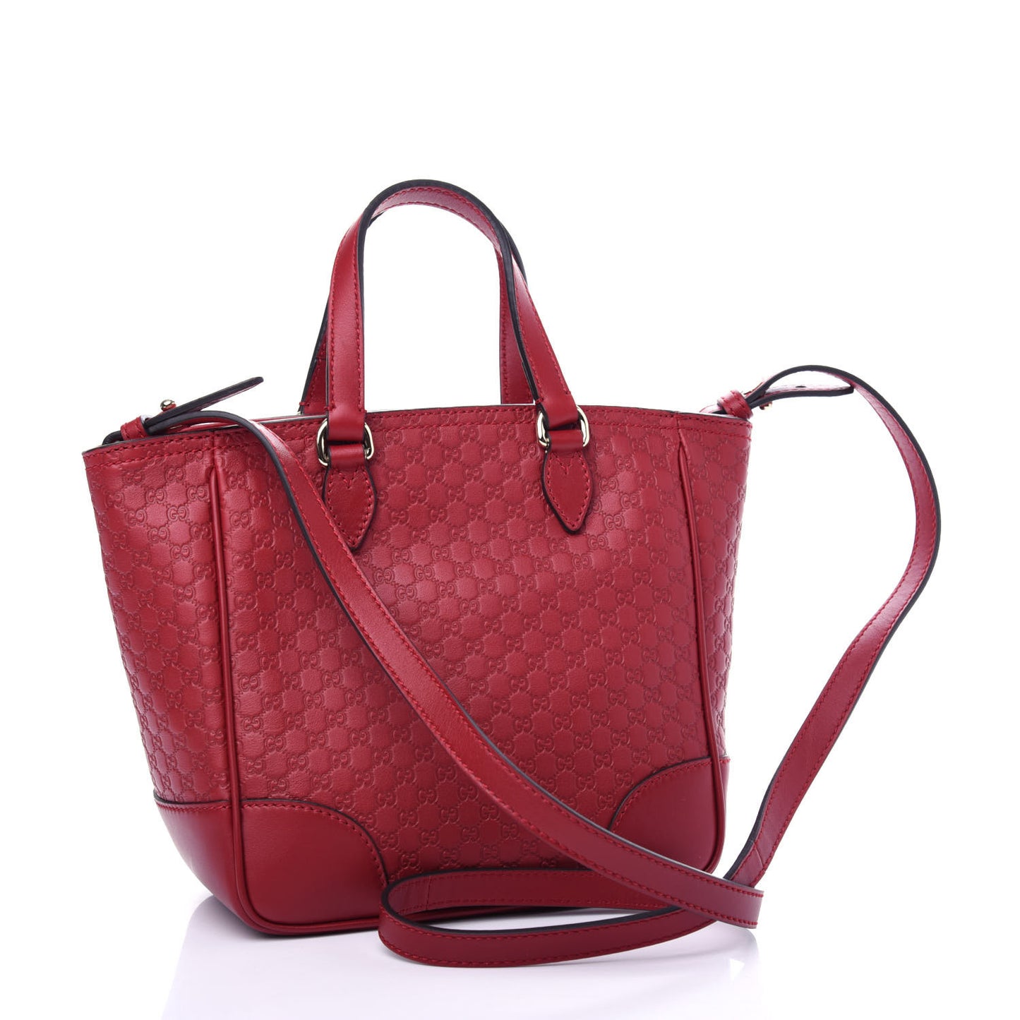 Microguccissima Small Bree Tote Red