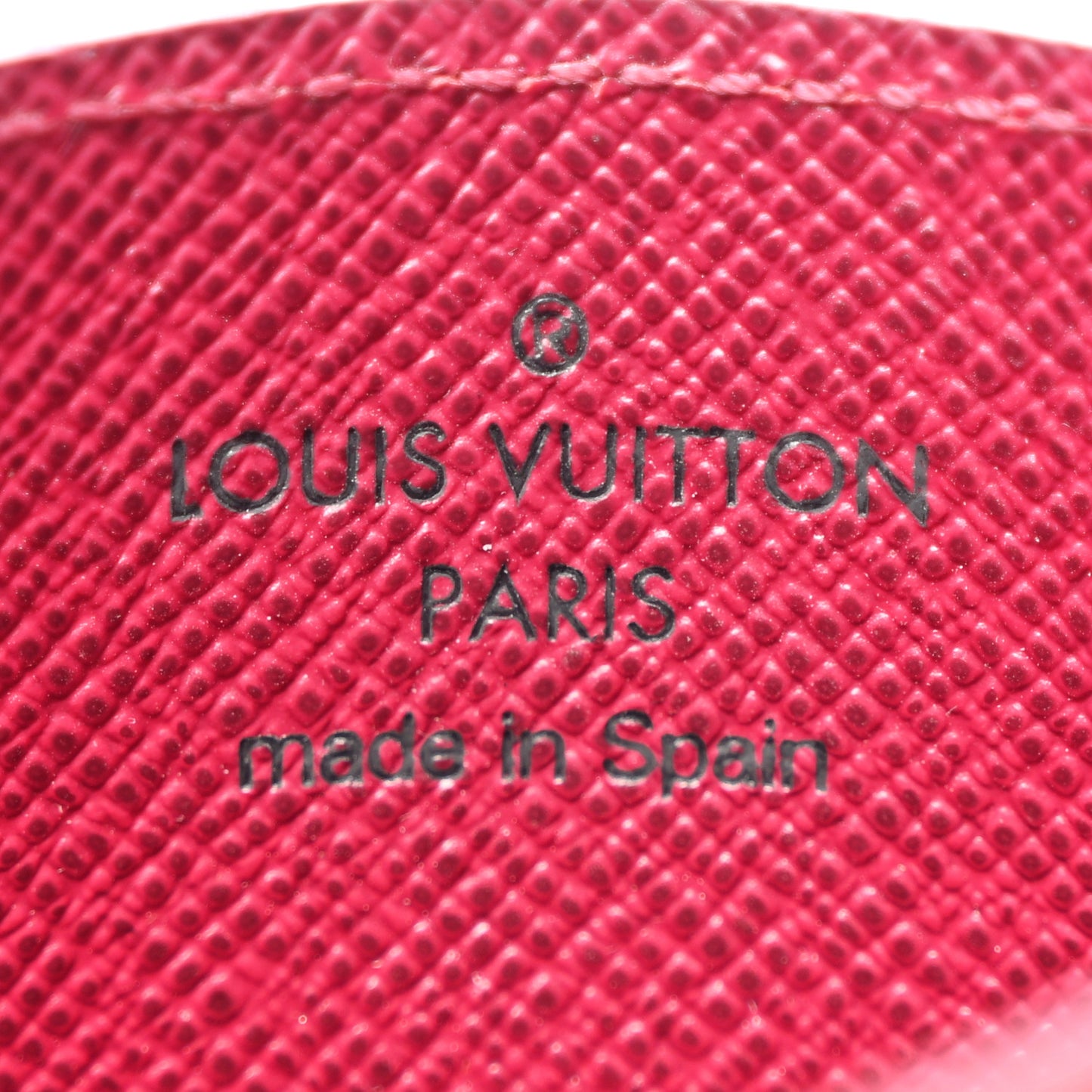 Monogram Card Holder Fuchsia