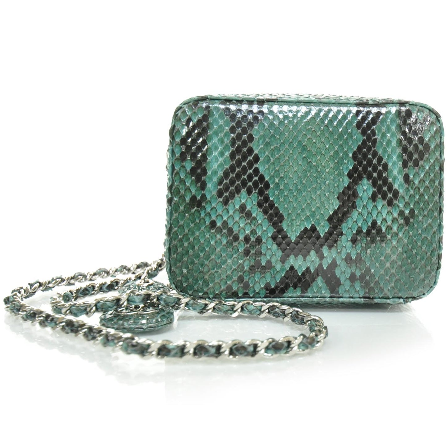 Python Mini Shoulder Bag Green