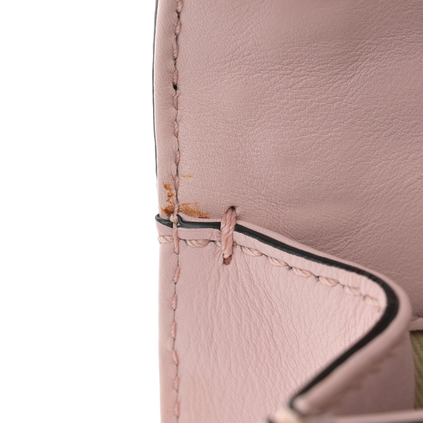 Vitello Small Glam Lock Rockstud Flap Poudre
